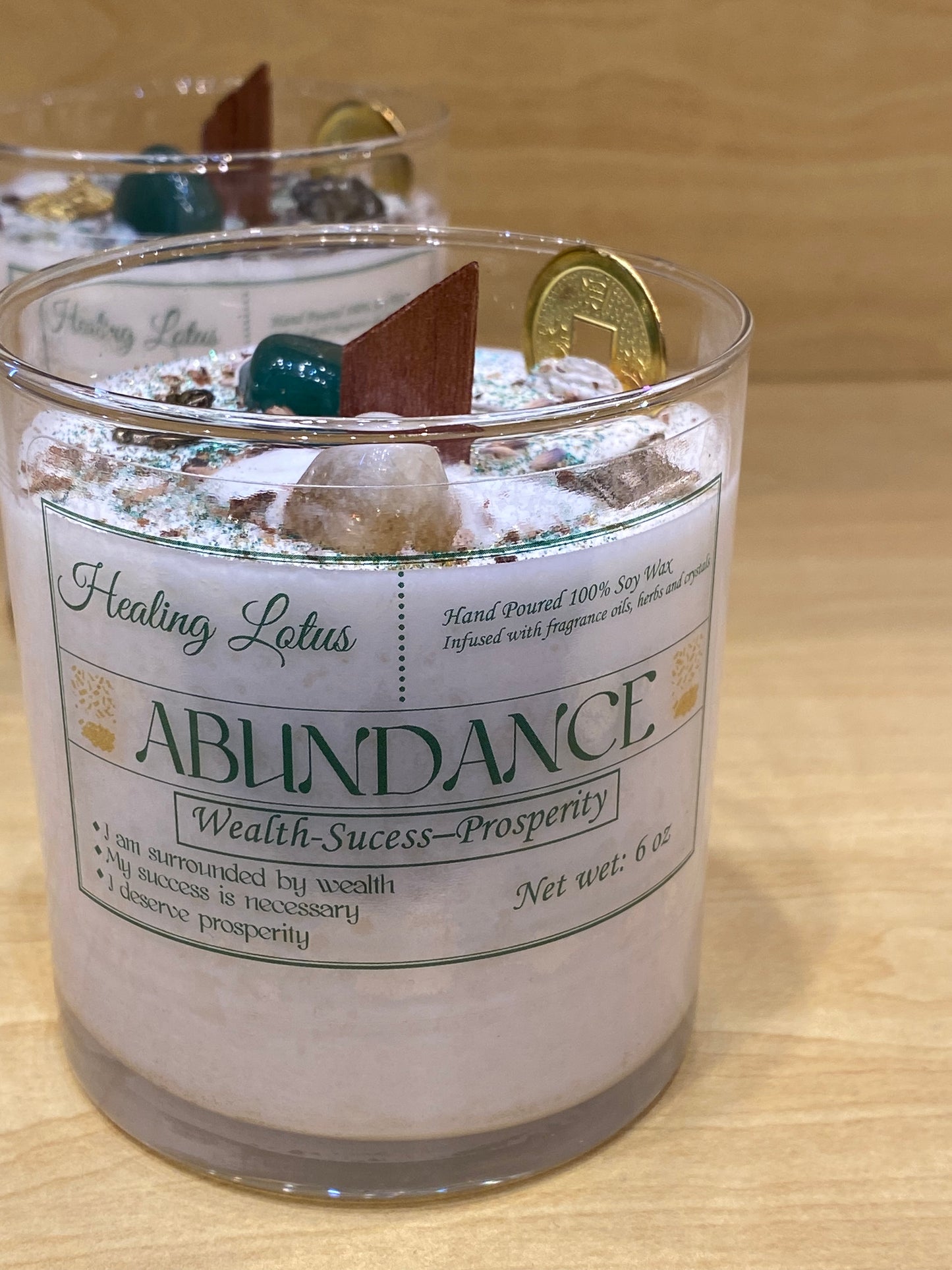 Healing Lotus Abundance Candle