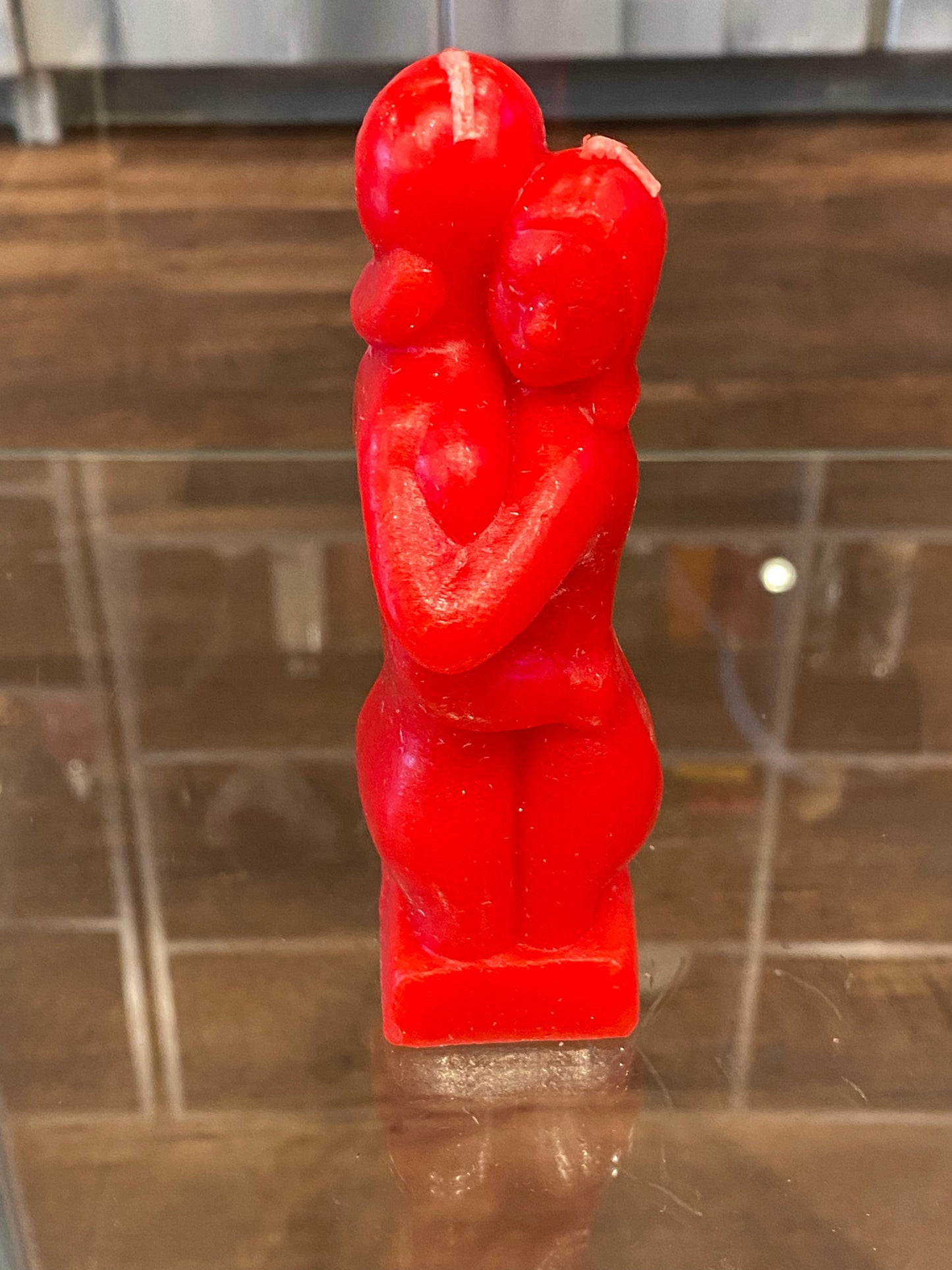 Erotic Couple Candle Red