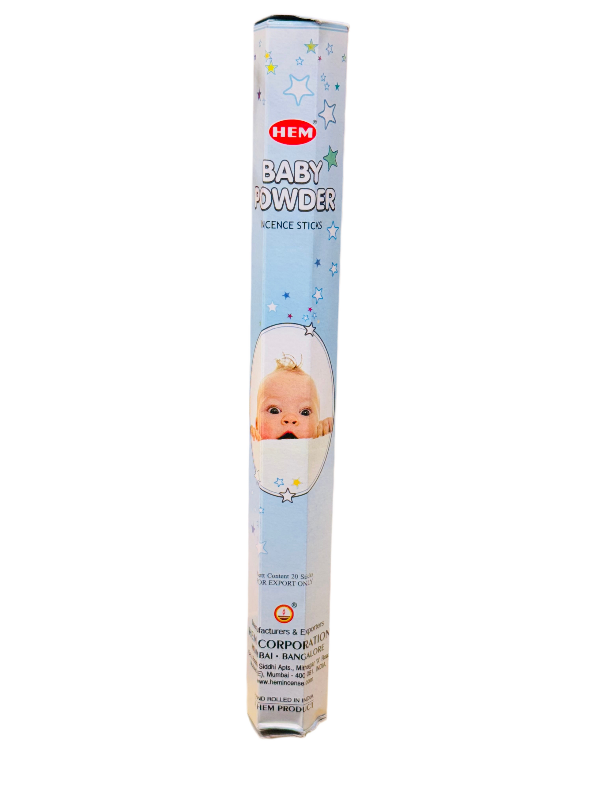 HEM Baby Powder Incense Sticks