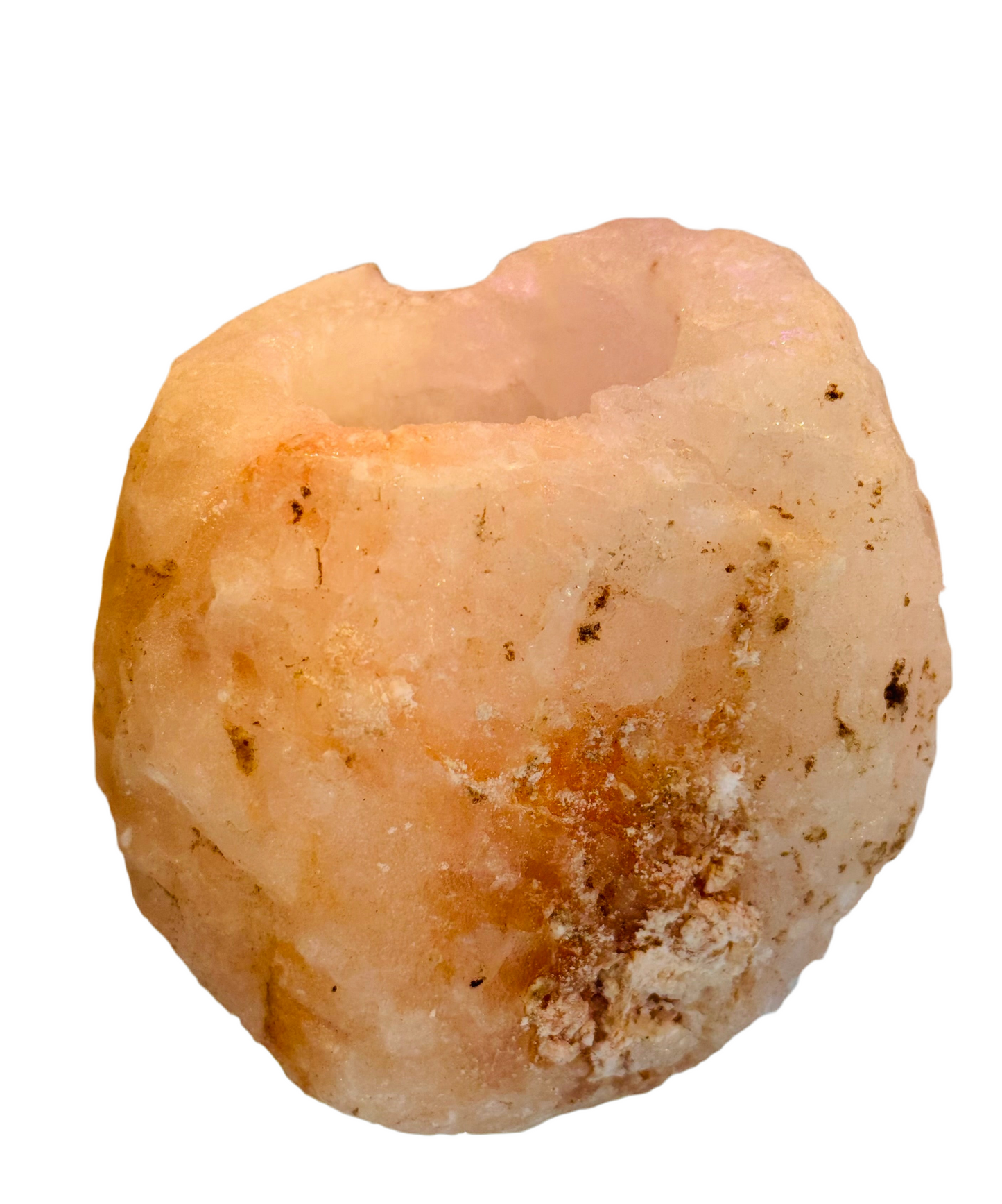 Himalayan Raw Salt Tea Light Candle Holder