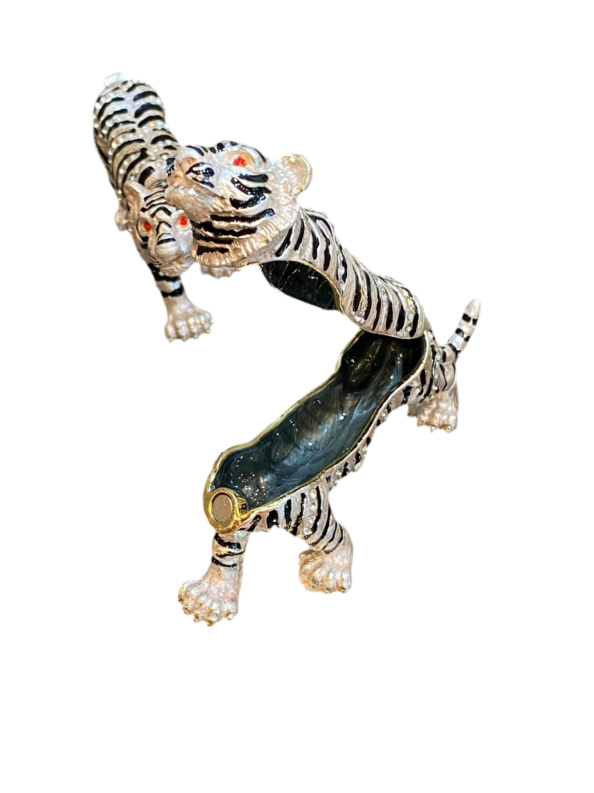 Tiger Bejeweled Trinket 