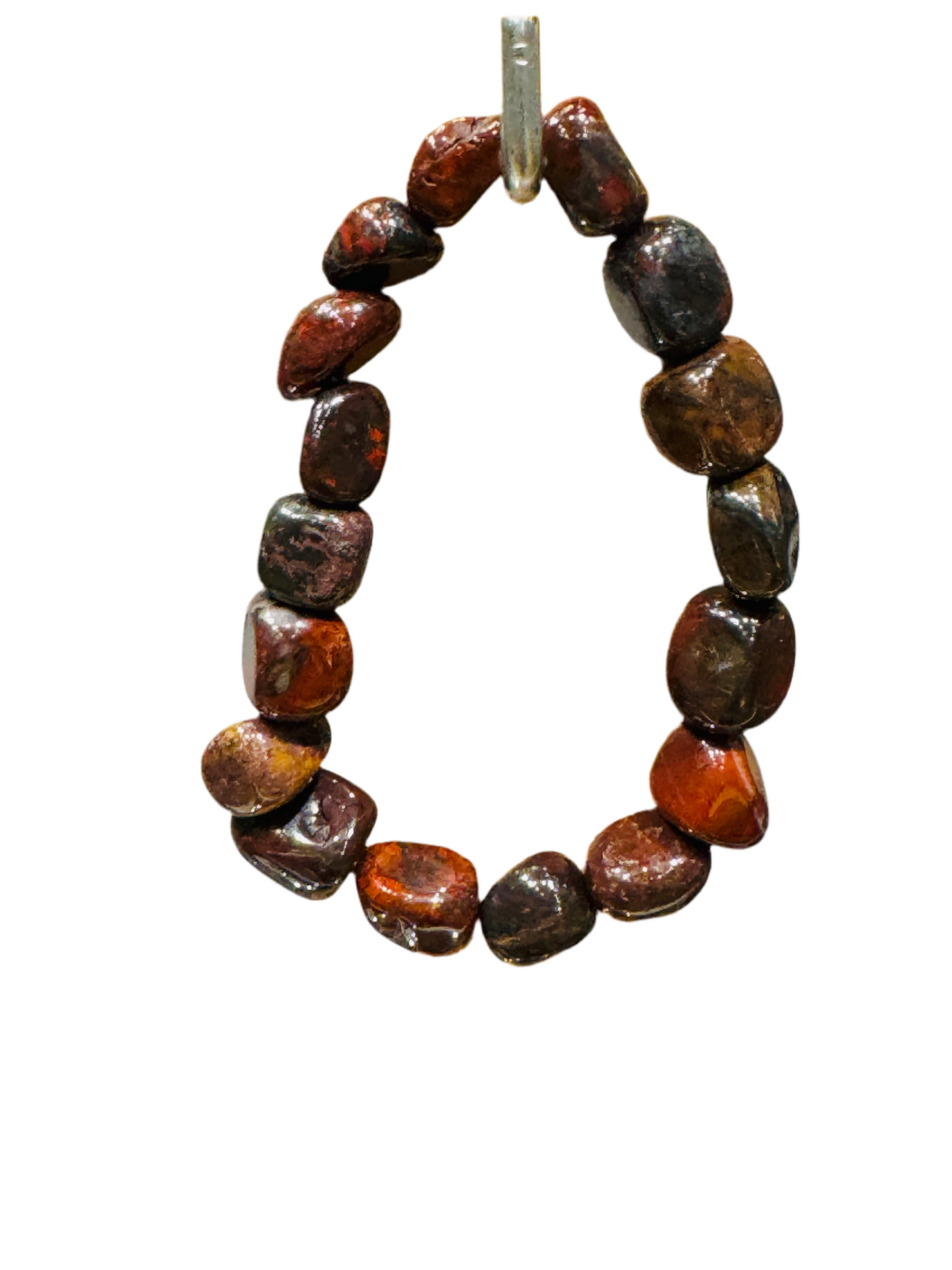 Brecciated Jasper  Tumbled Nugget Bracelet