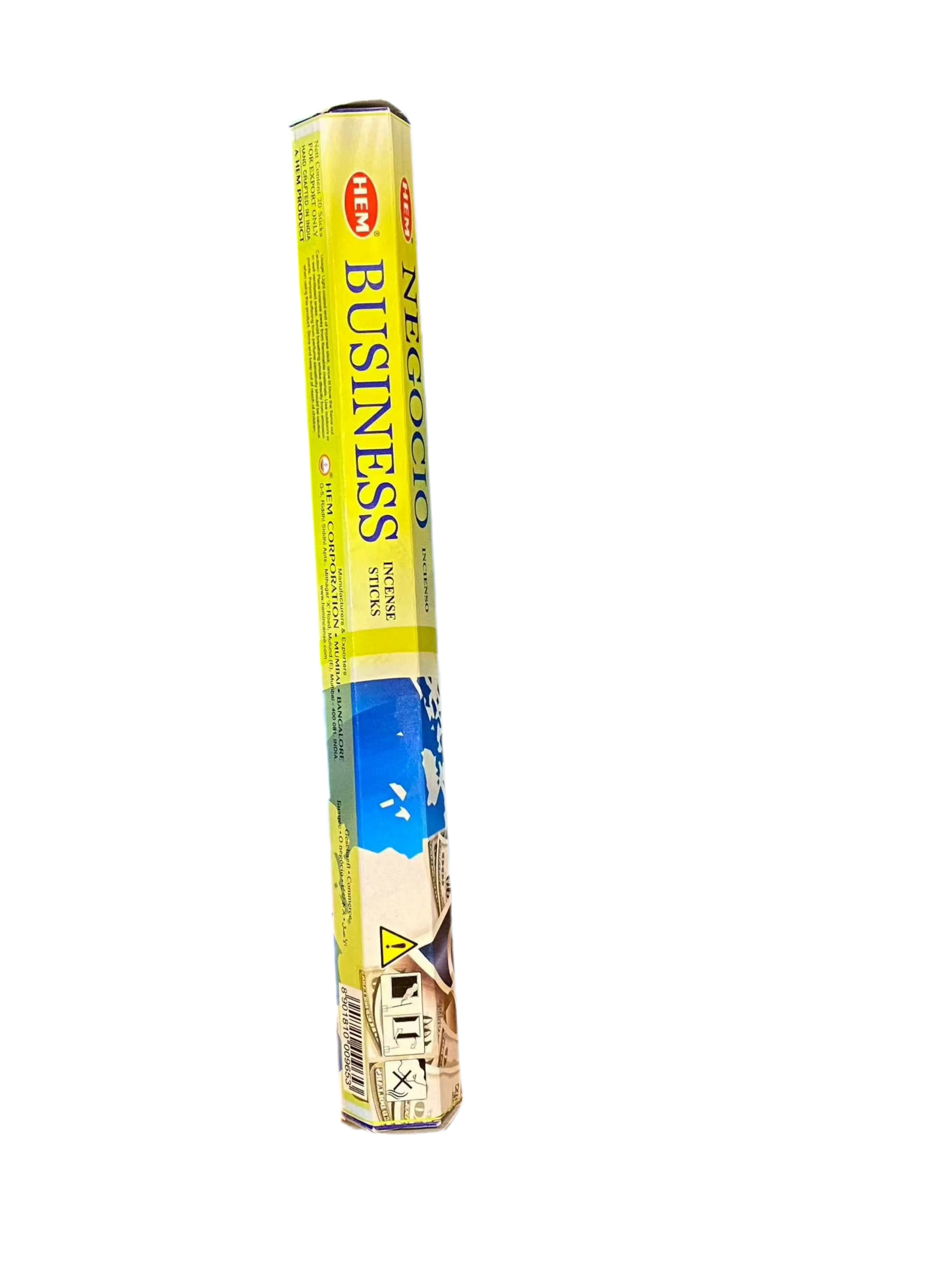 HEM Business Incense Sticks packaging for prosperity and success rituals.