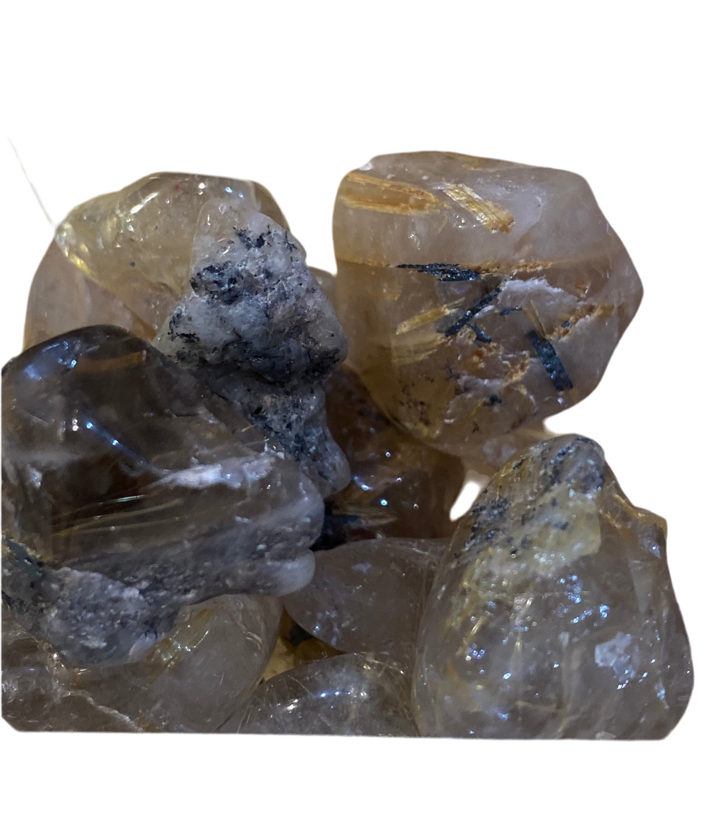 Rutilated Quartz Tumbled 