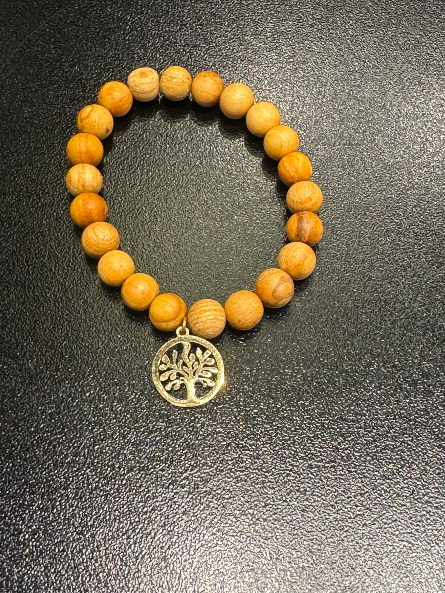 Tree of Life Palo Santo Beaded Bracelet 8mm