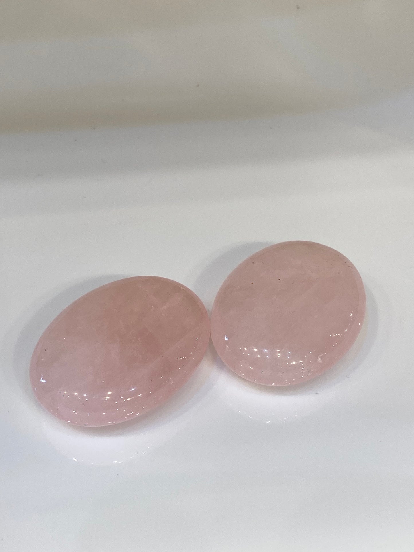 Rose Quartz Polished Palm Stone 1pc