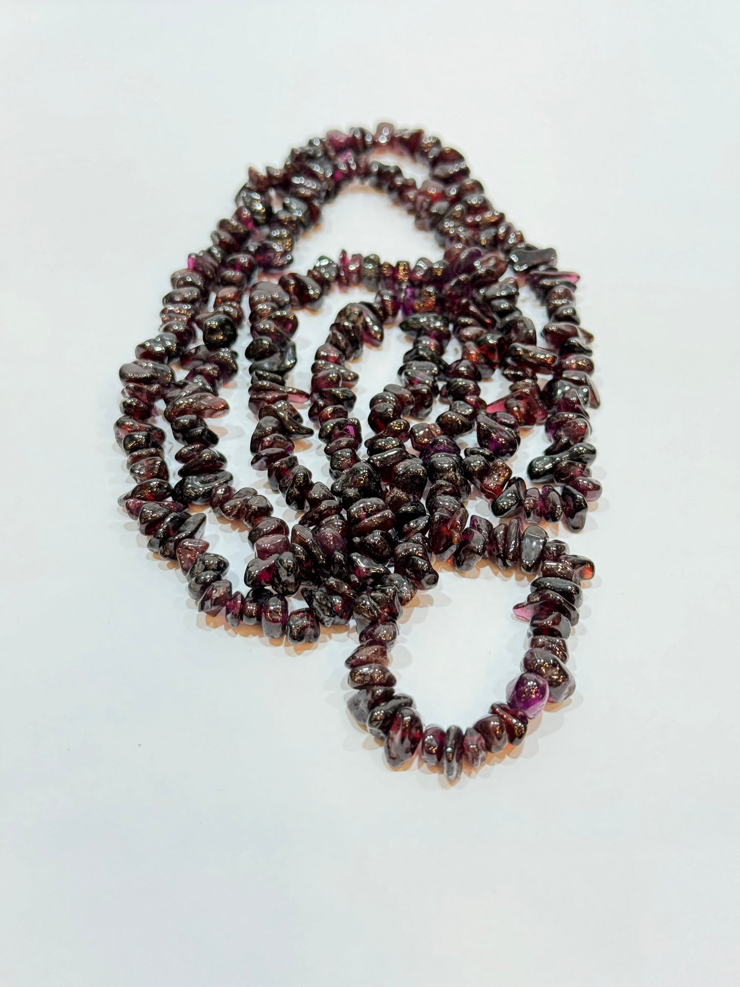 Garnet Chip Necklace