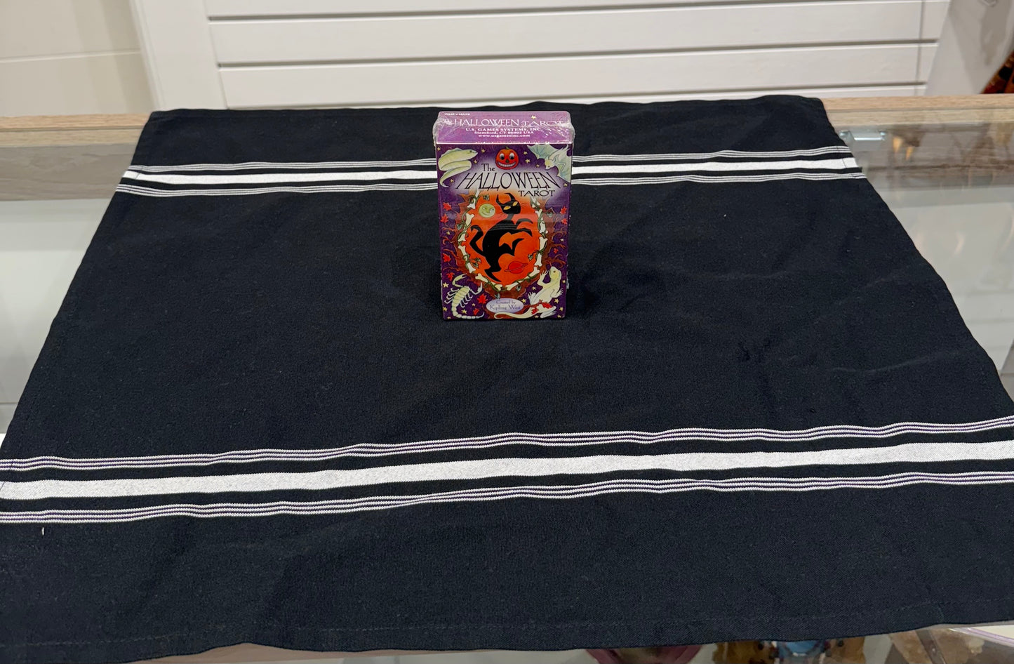 The Halloween Tarot Deck with Altar Cloth Bundle