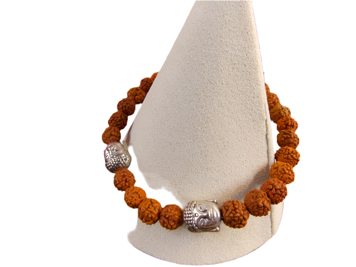 Rudraksha Seed Buddha Charm