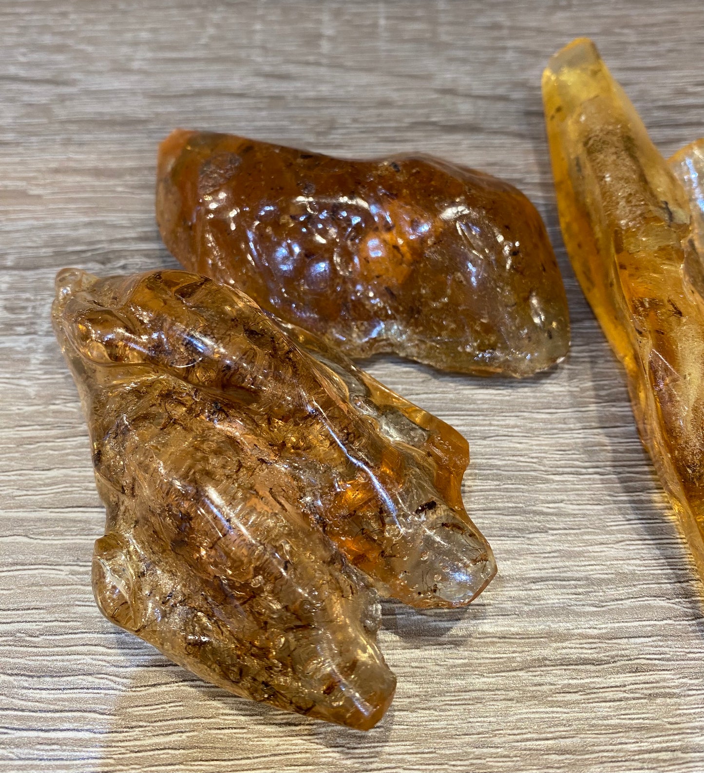 Amber Fossil Polished Specimen Stone 1pc