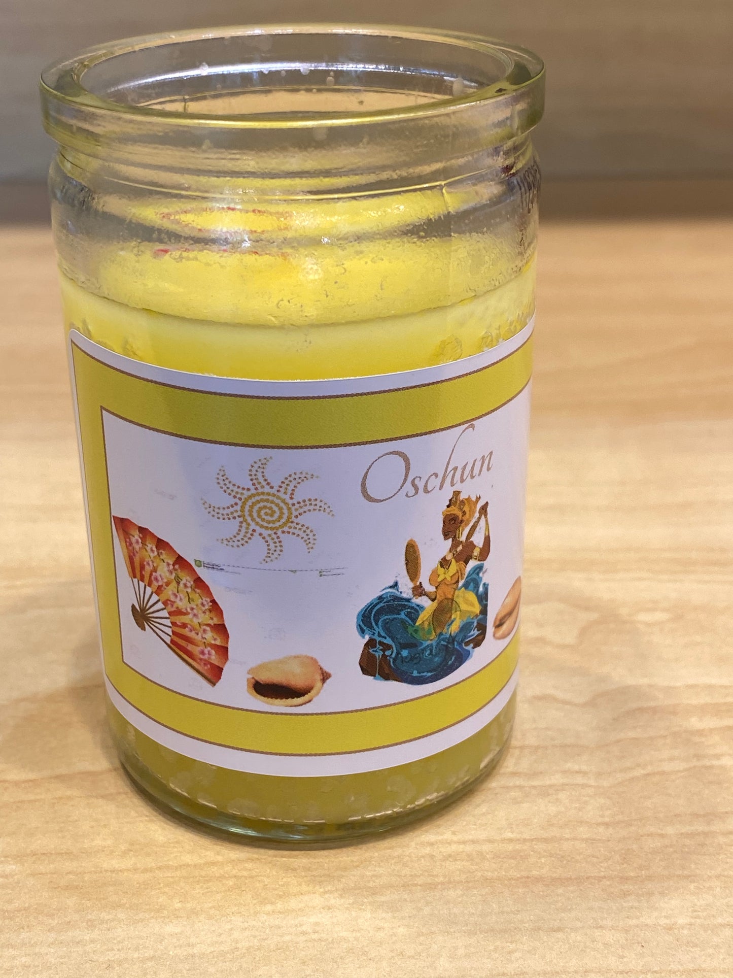 Oschun Votive 3 Day Yellow Candle