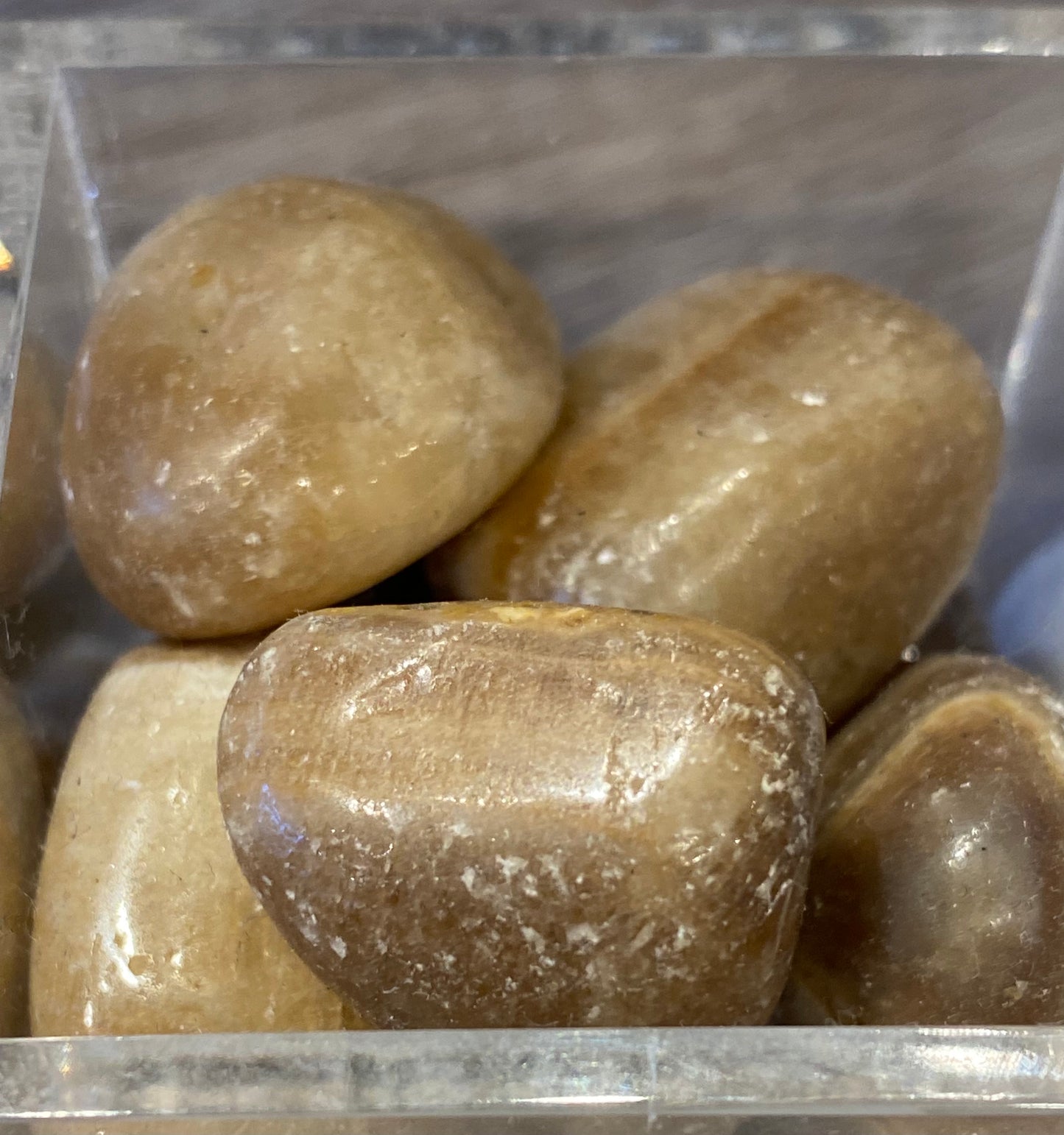 Calcite Brown Tumbled Stone 1pc