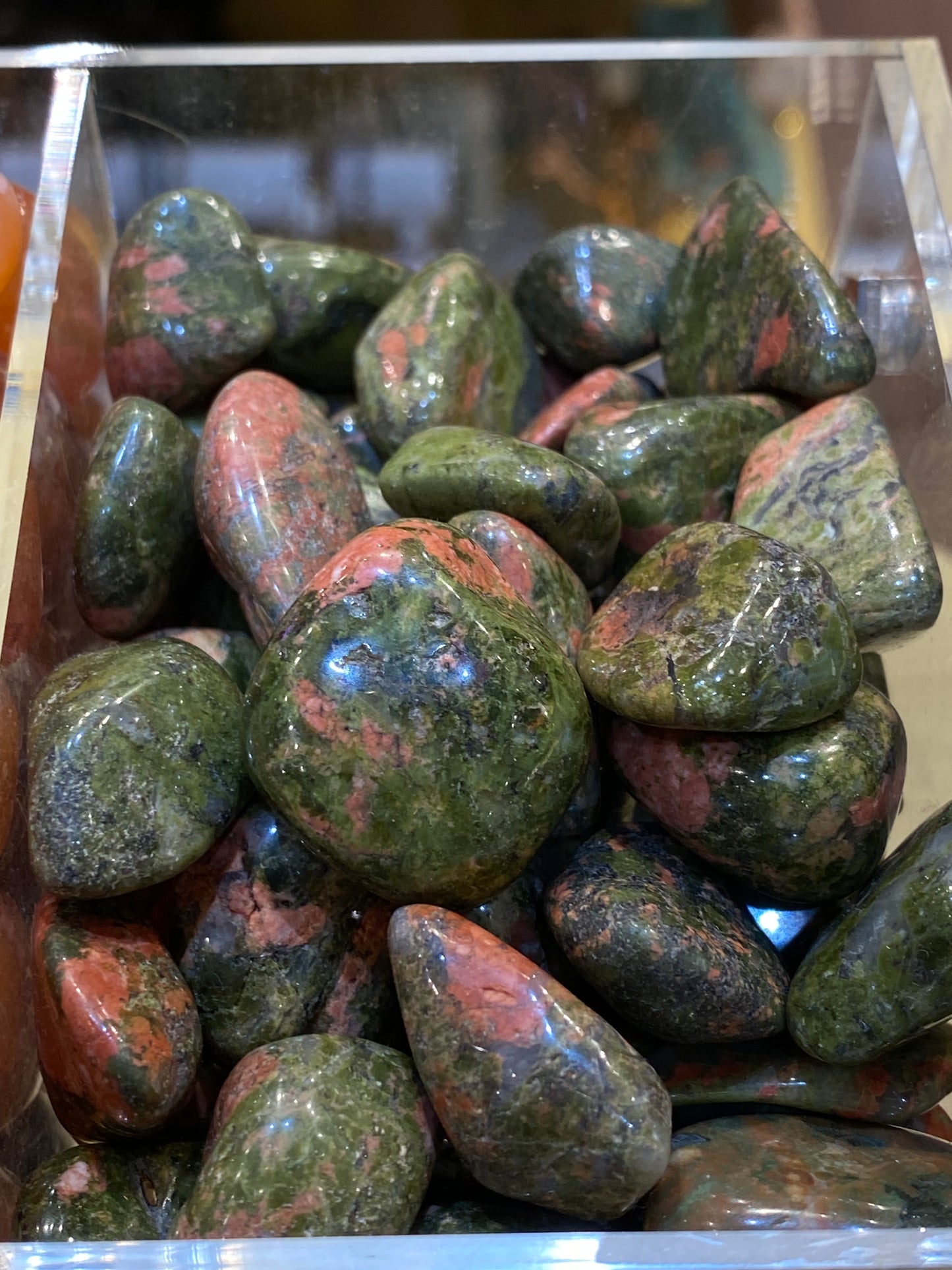 Unakite Tumbled Stone 1pc