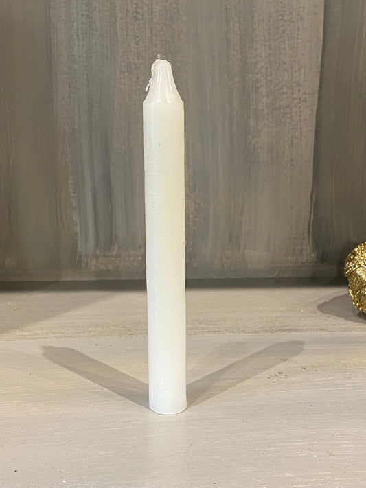 White 6” Taper Household Candle