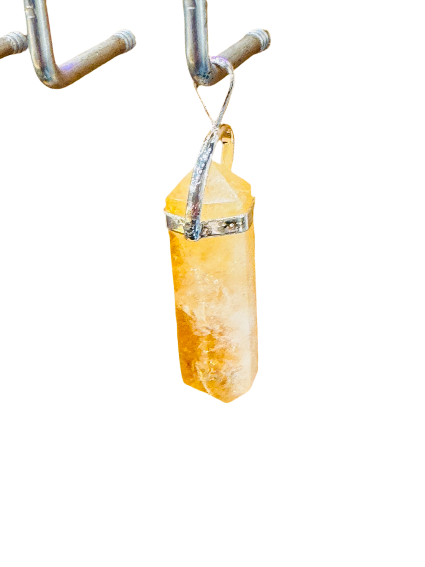 Citrine Double Terminated Power Pendant