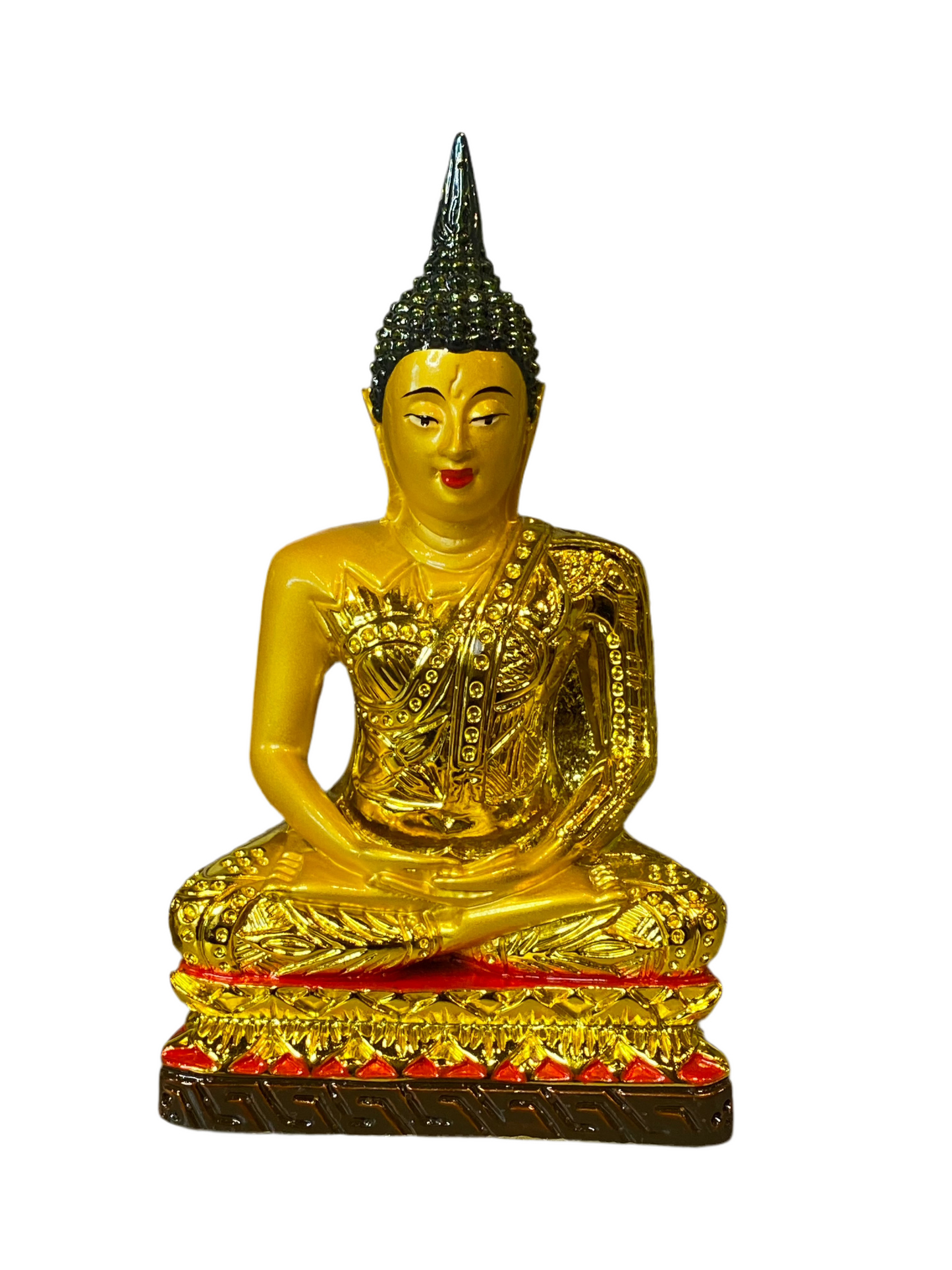 Feng Shui Golden Thai Sitting Buddha 