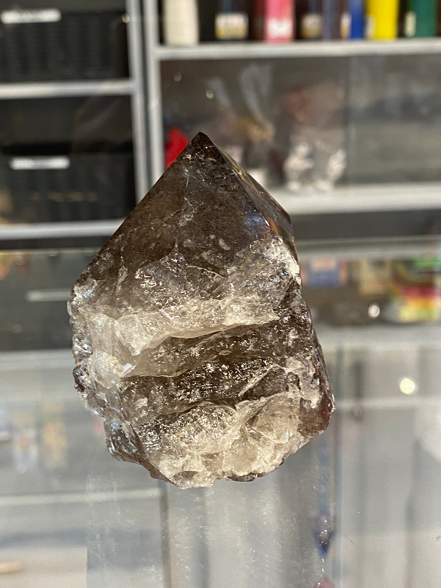 Smoky Quartz Point Polished Specimen Stone