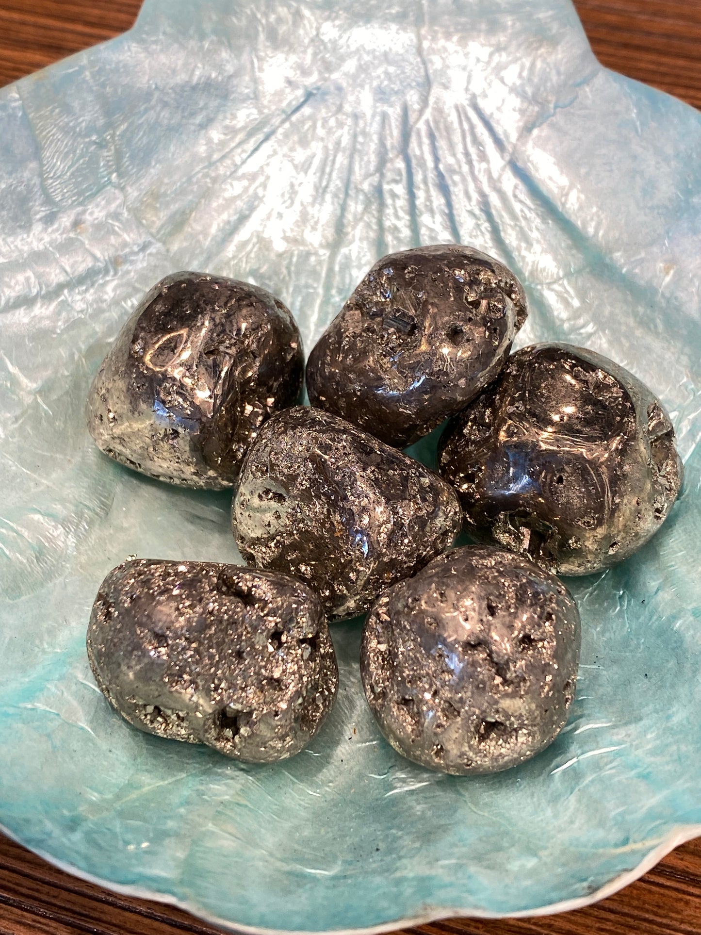 Pyrite Natural Tumbled Large Stone (Peru) 1pc