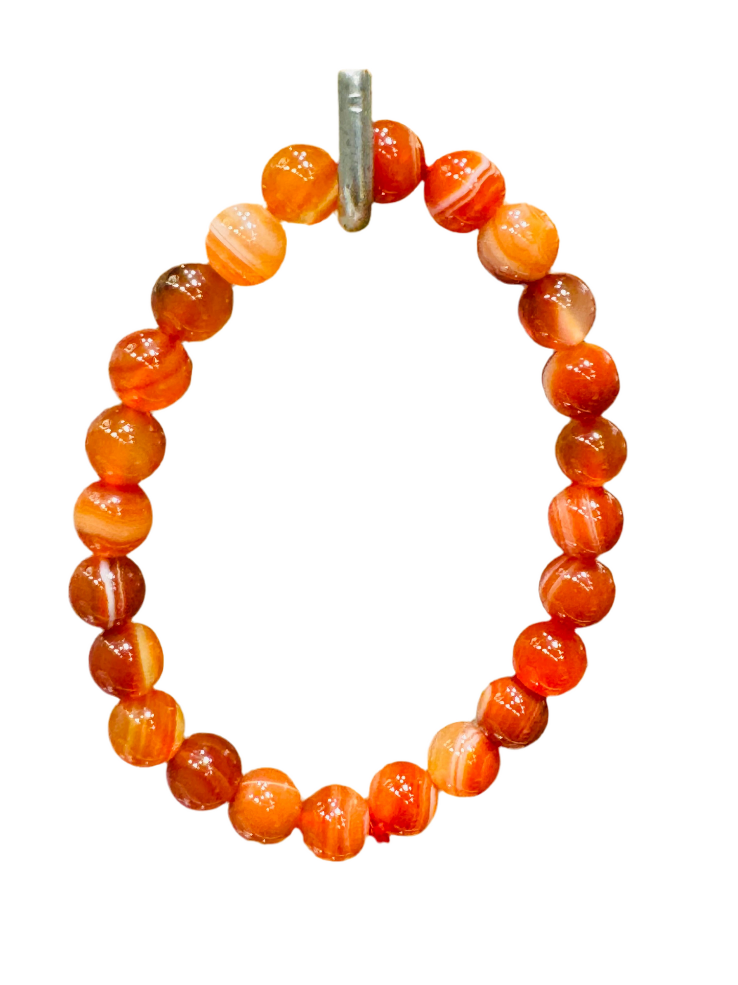 Carnelian Bead Bracelet