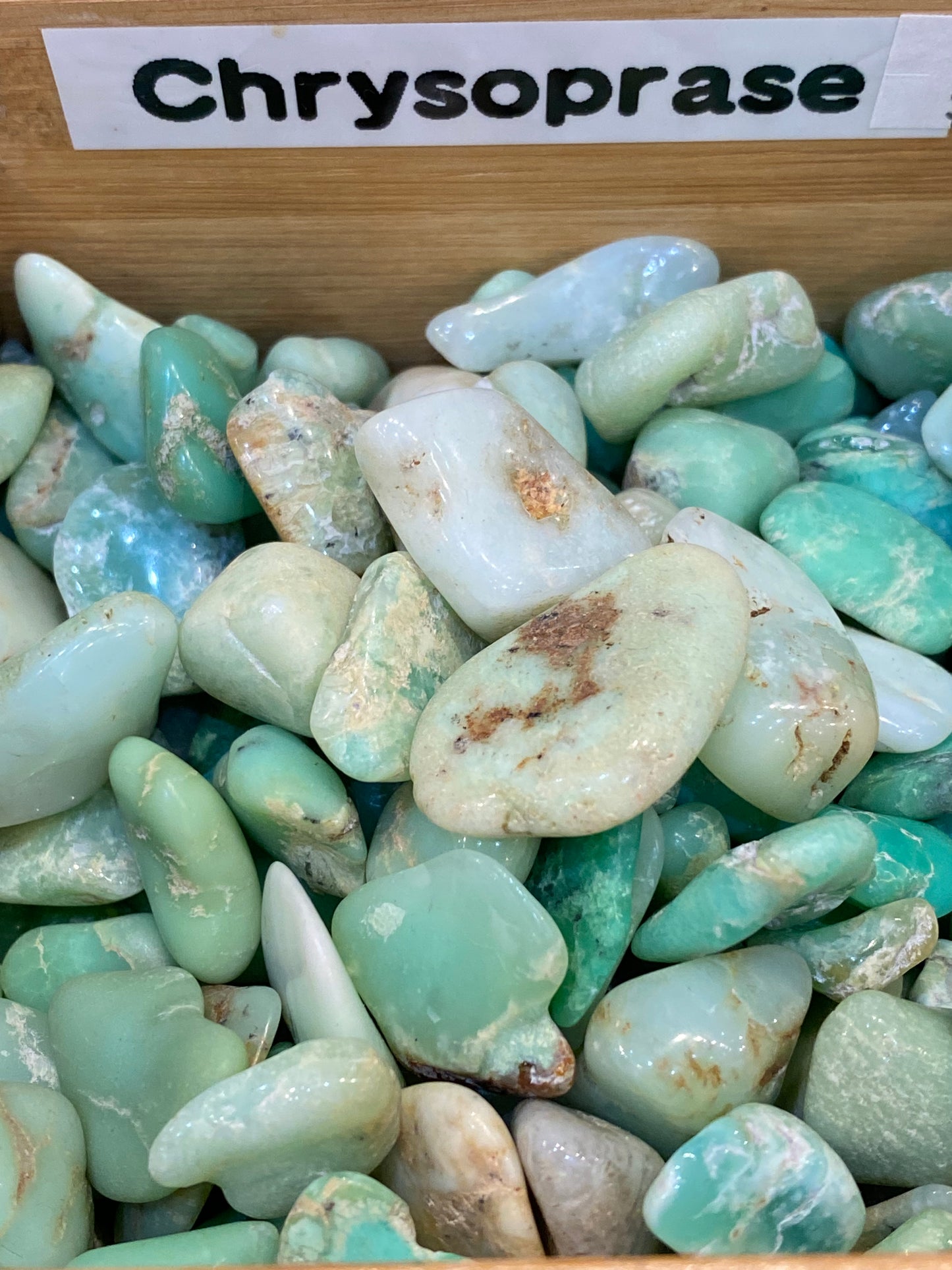 Chrysoprase Tumbled Stones 1pc