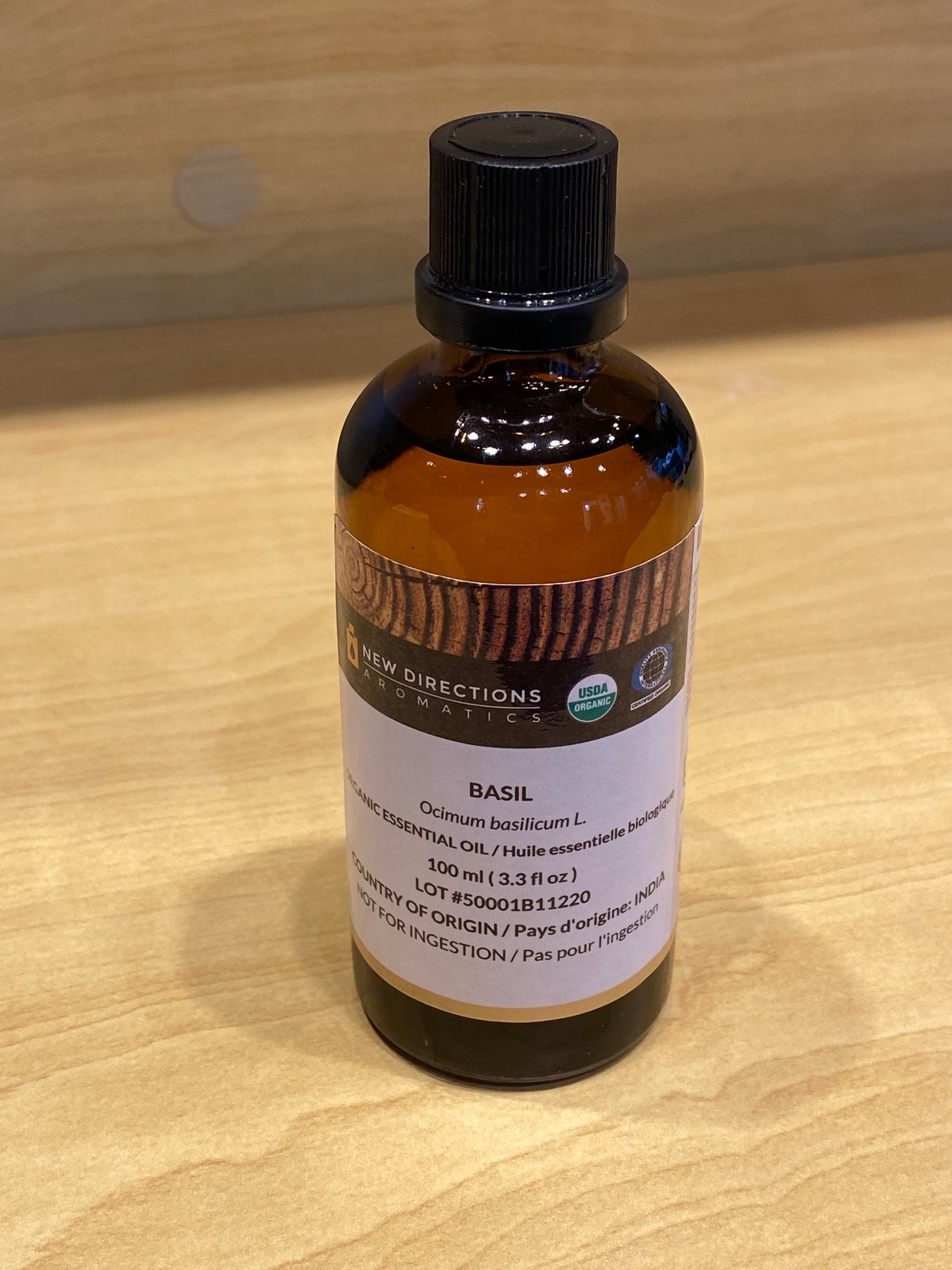 New Directions Basil Organic Essential Oil