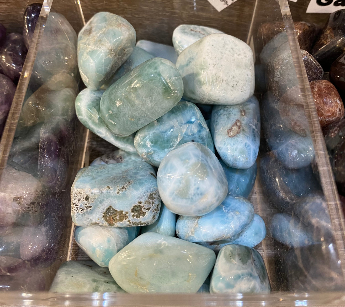 Larimar Tumbled Loose Stone 1pc