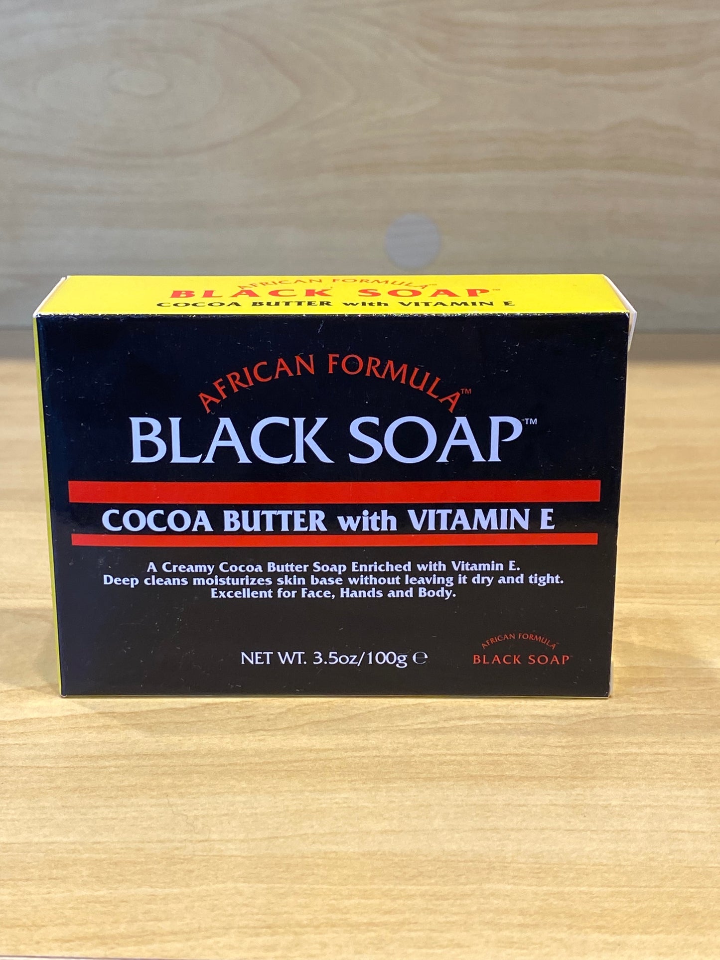 International Beauty Exchange African Formula Black Soap Cocoa Butter with Vitamin E