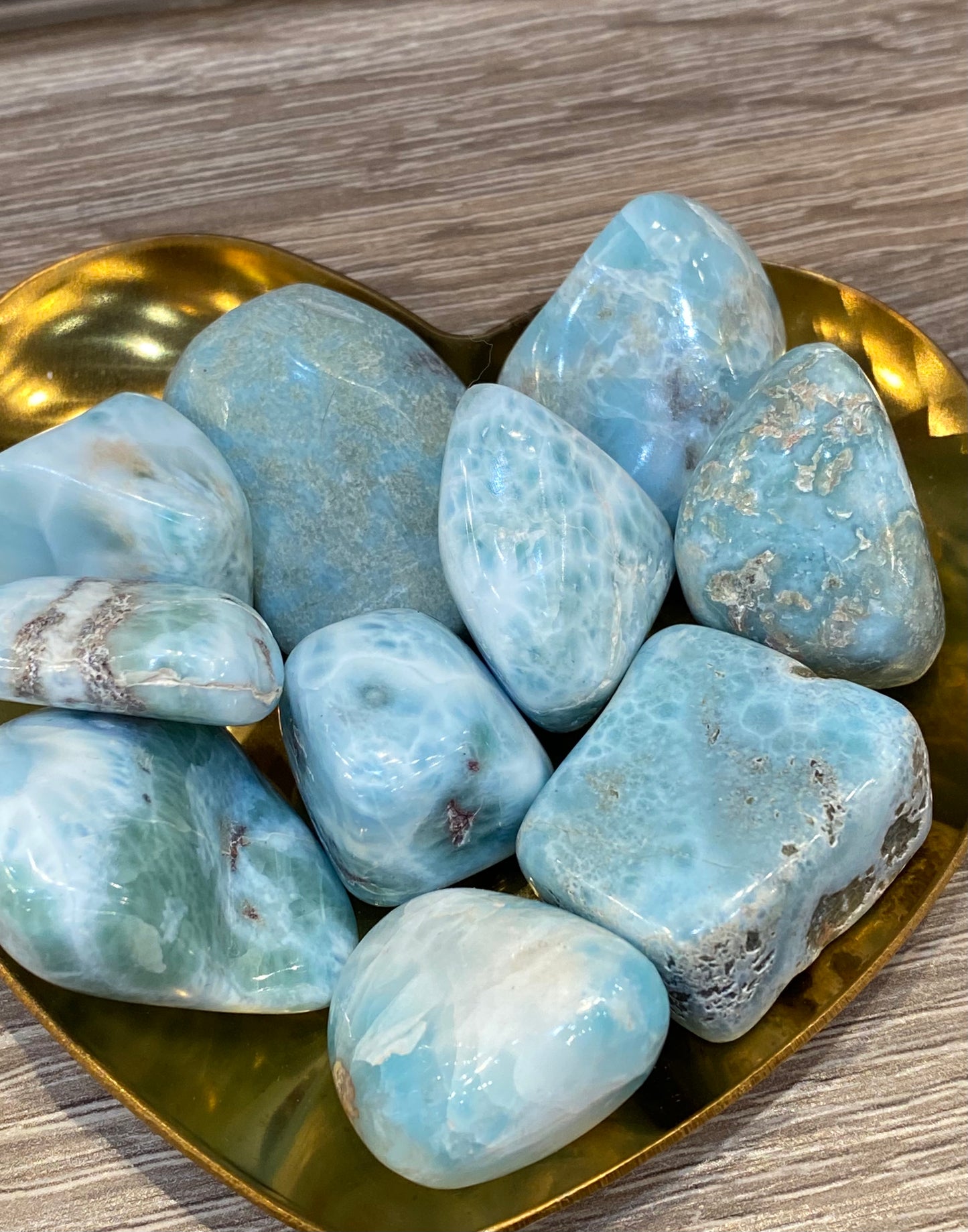 Larimar Tumbled Loose Stone 1pc