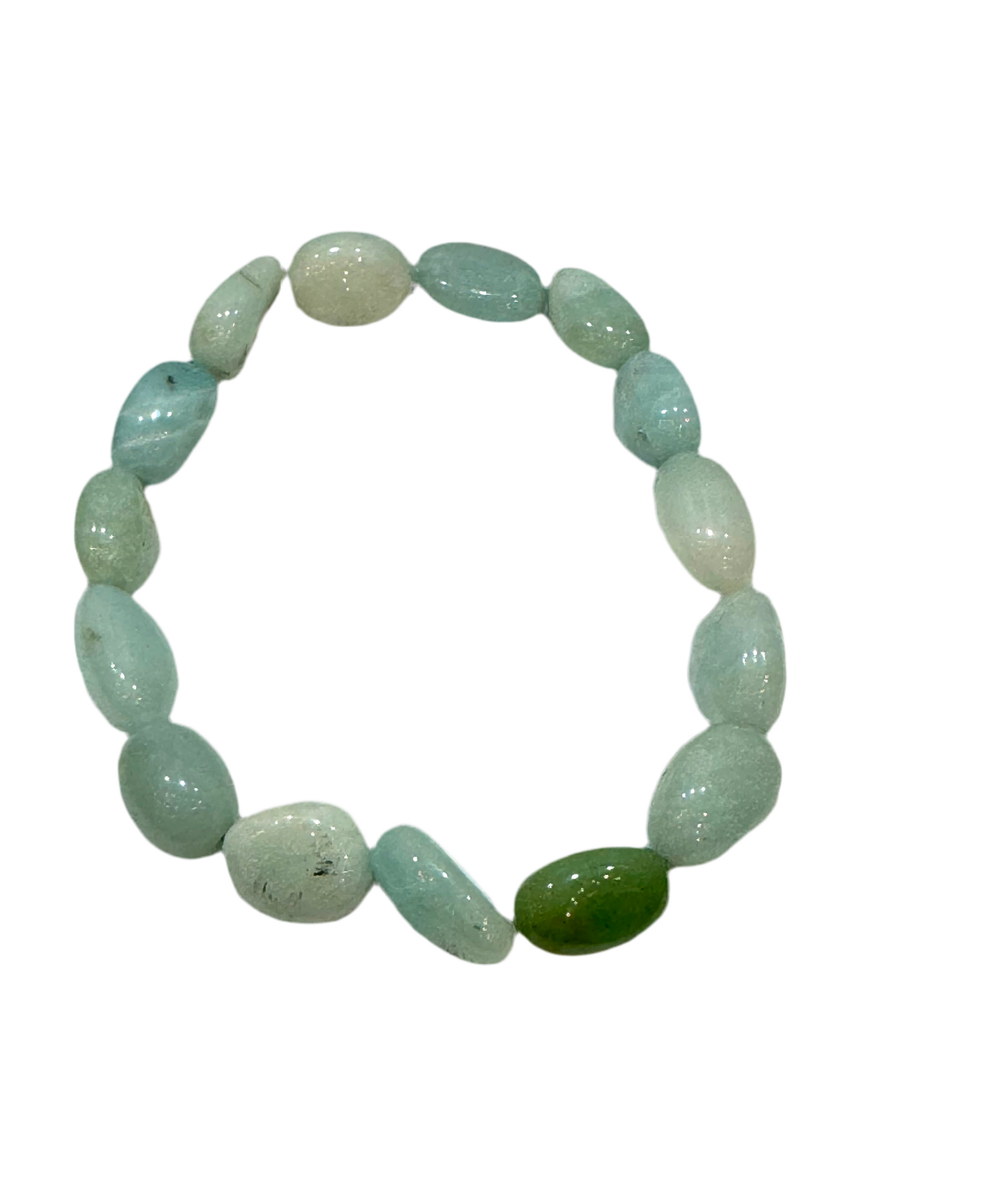 Amazonite Nugget Bracelet