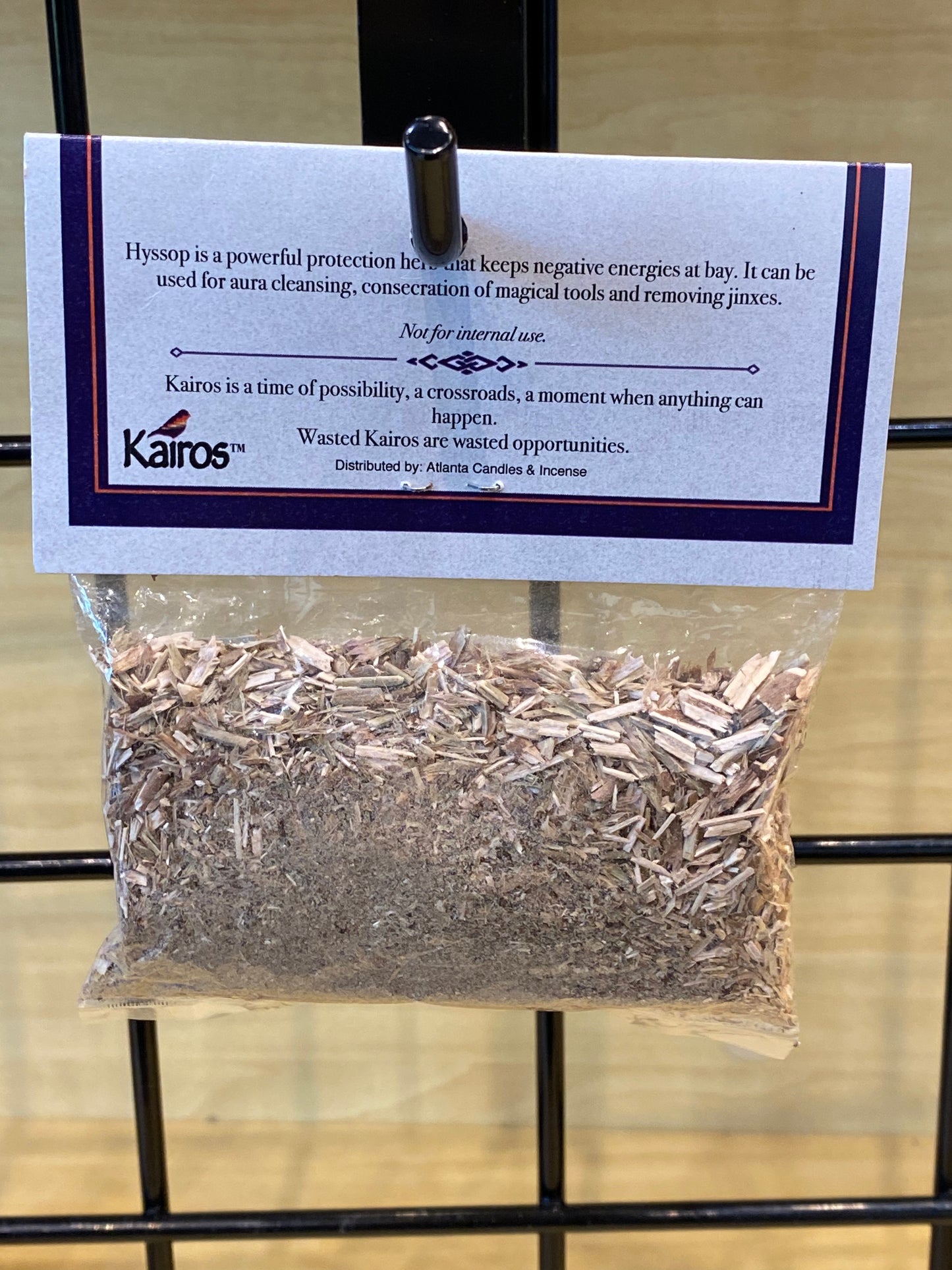 Kairos Hyssop Cut & Sifted