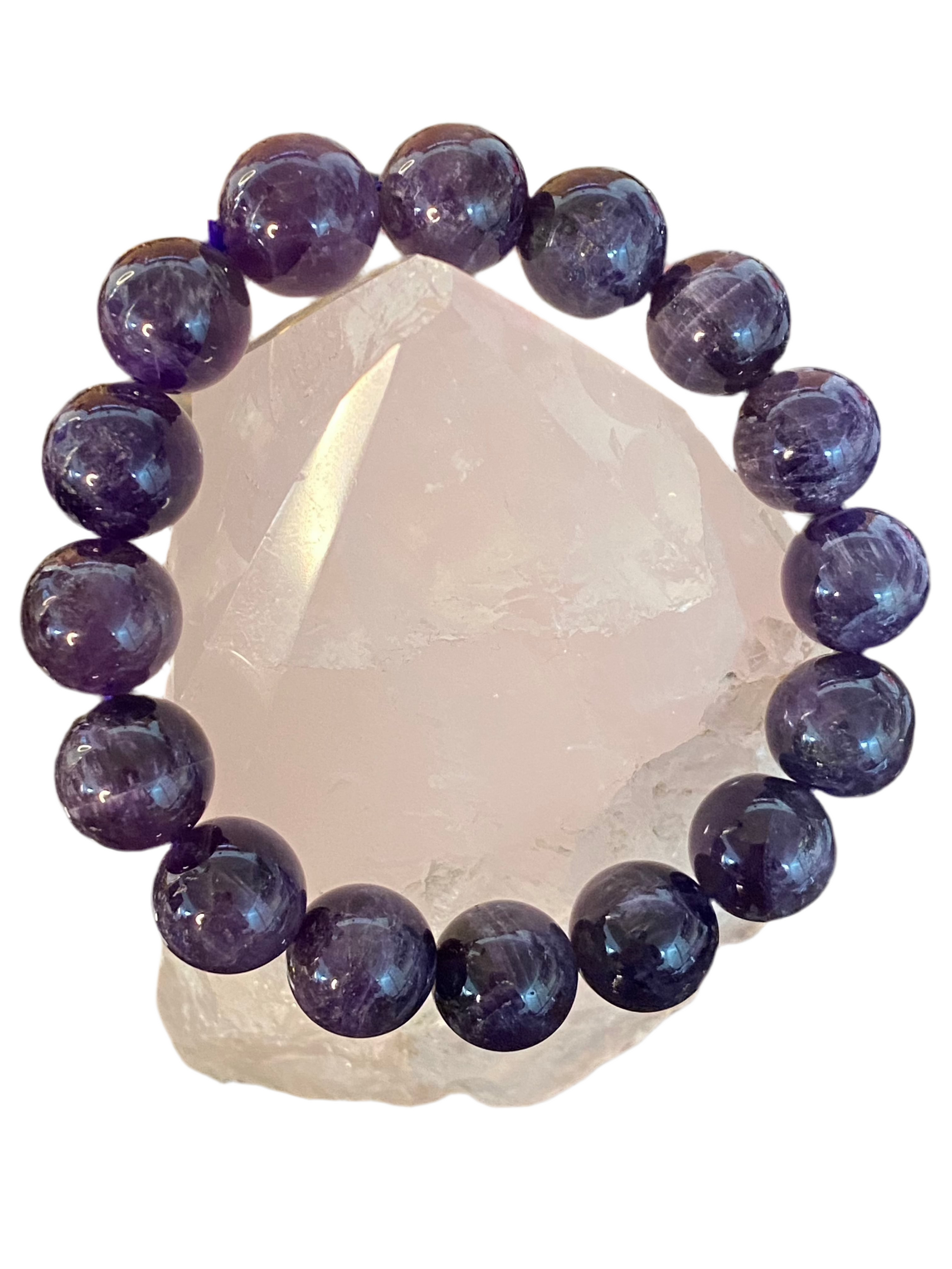 Amethyst Gemstone Bracelet 12 mm