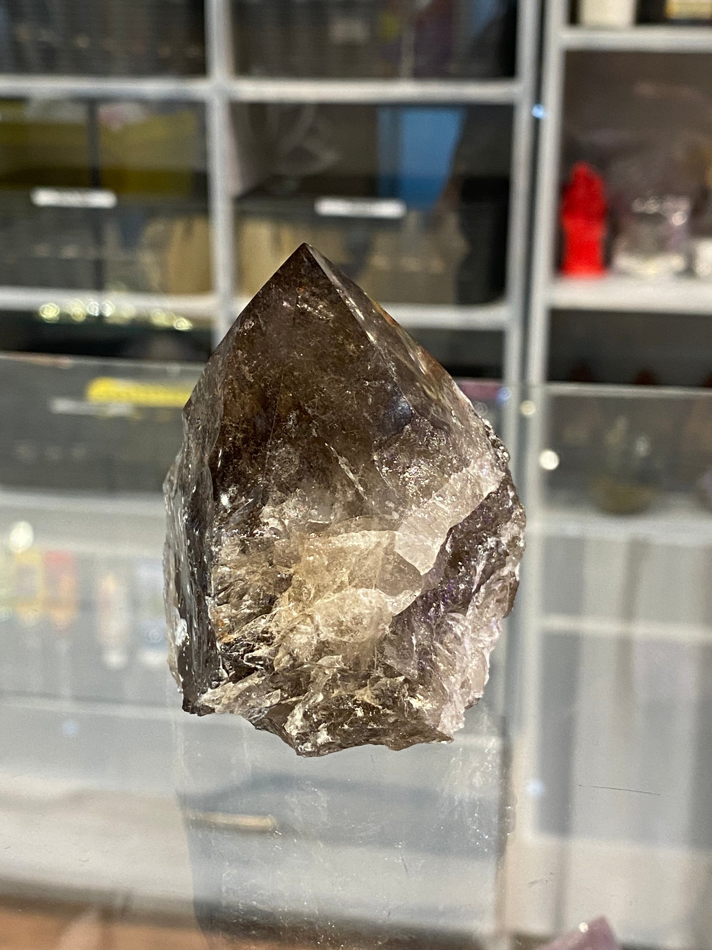 Smoky Quartz Point Polished Specimen Stone