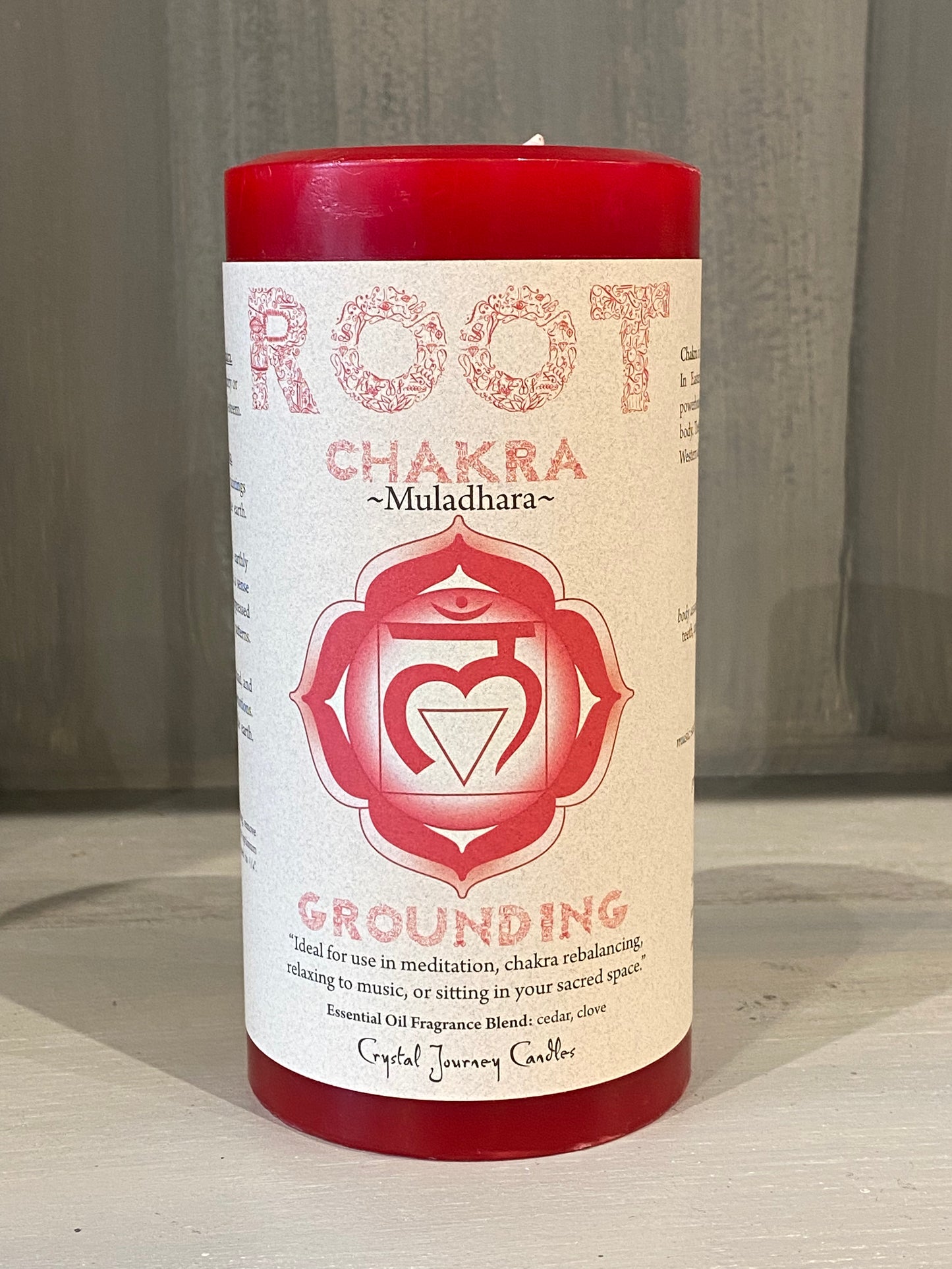 Crystal Journey Root Chakra Candle