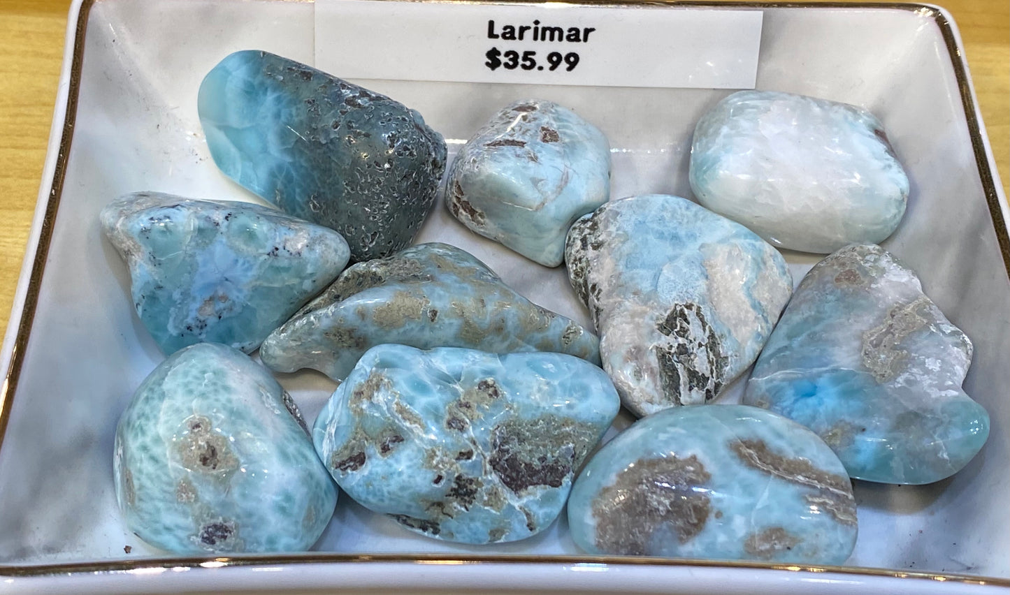 Larimar Large Tumbled Stone 1pc