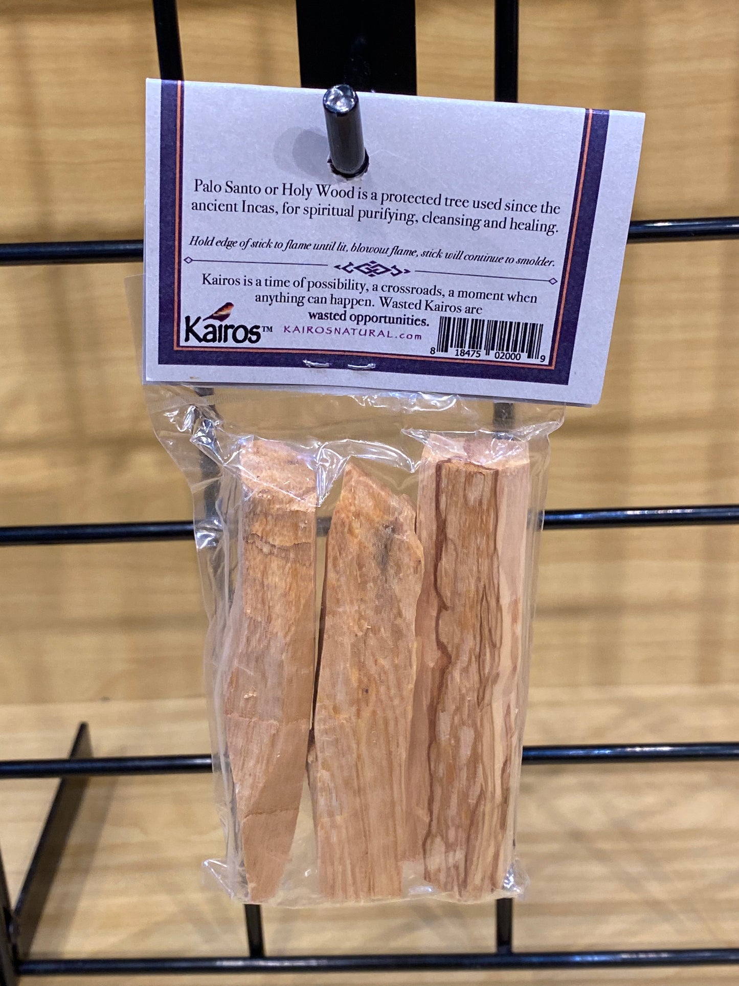 Kairos Palo Santo Holy Wood Sticks