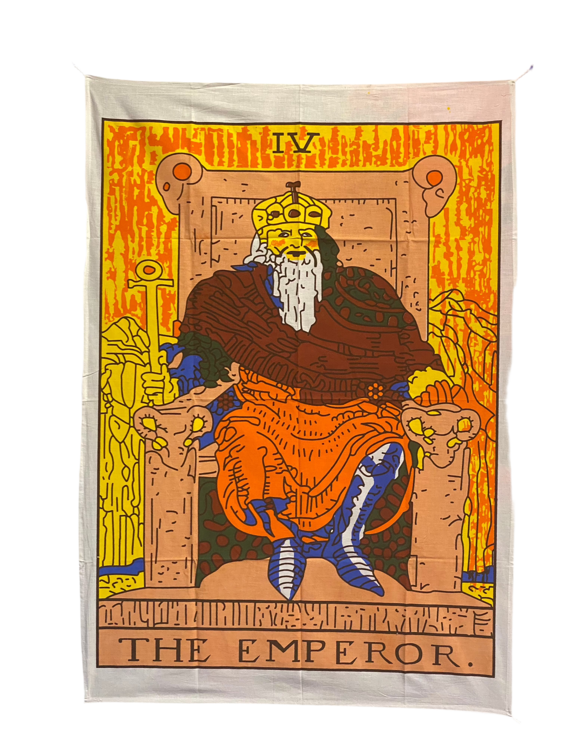 Rider Tarot Tapestry The Emperor 