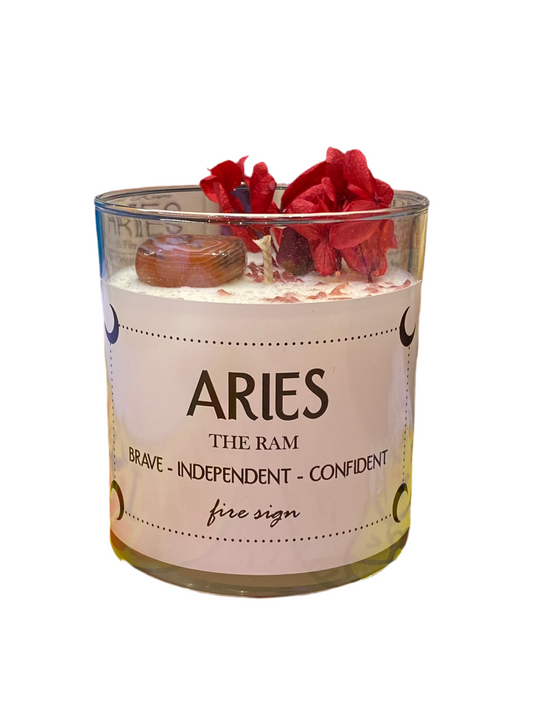 Lunastry Aries Candle