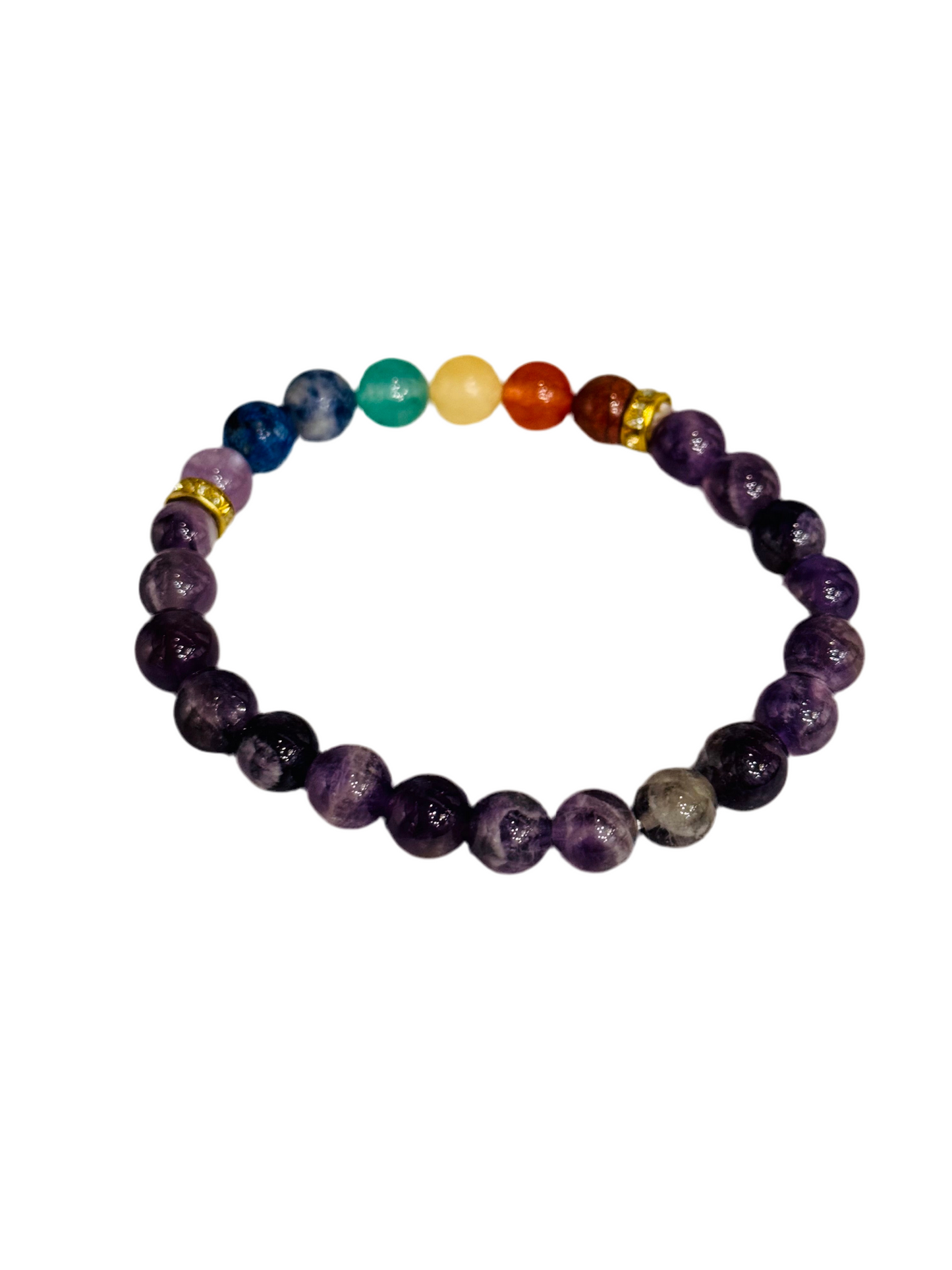 Amethyst Chakra Gemstone Bracelet