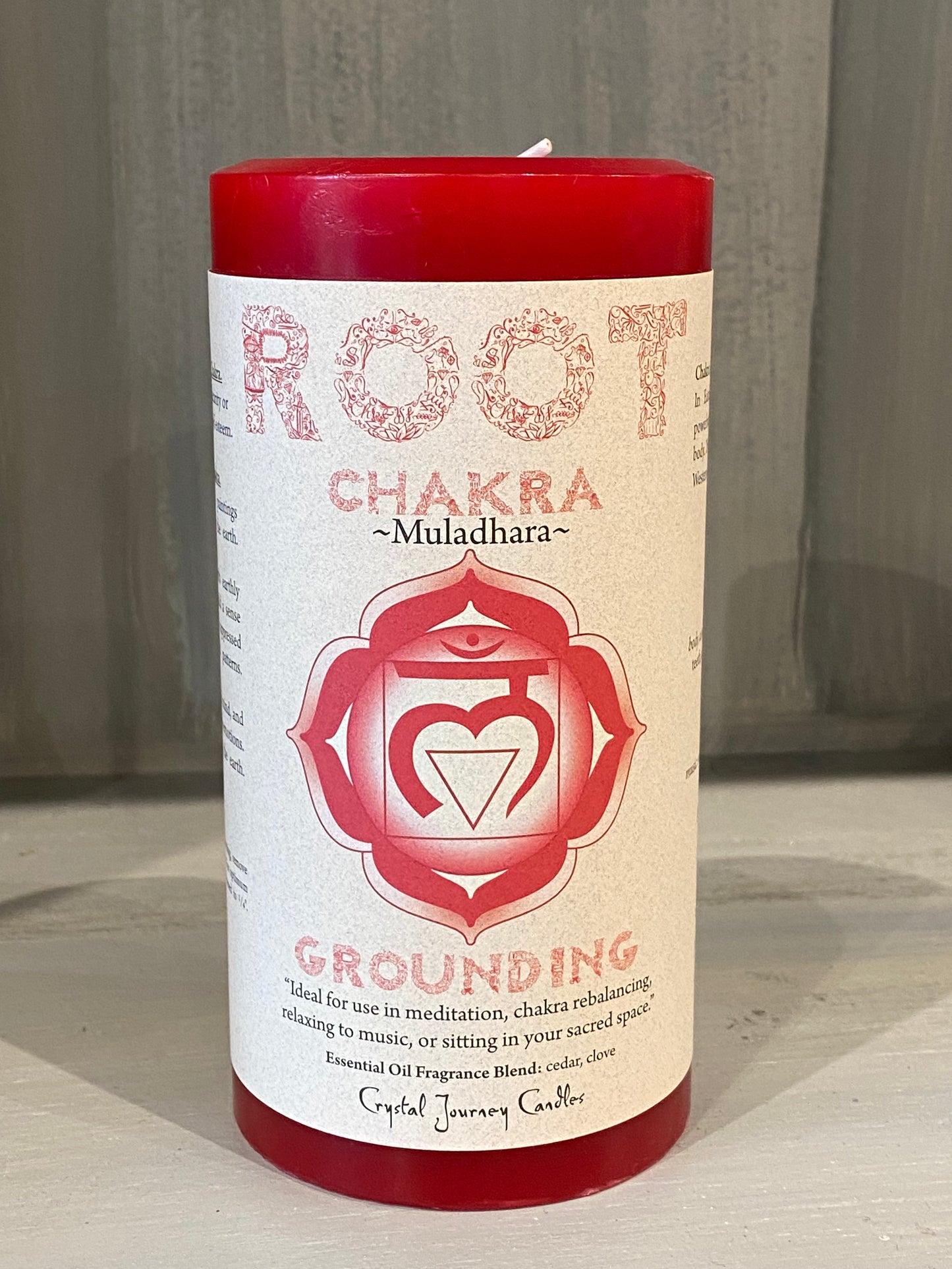 Crystal Journey Root Chakra Candle