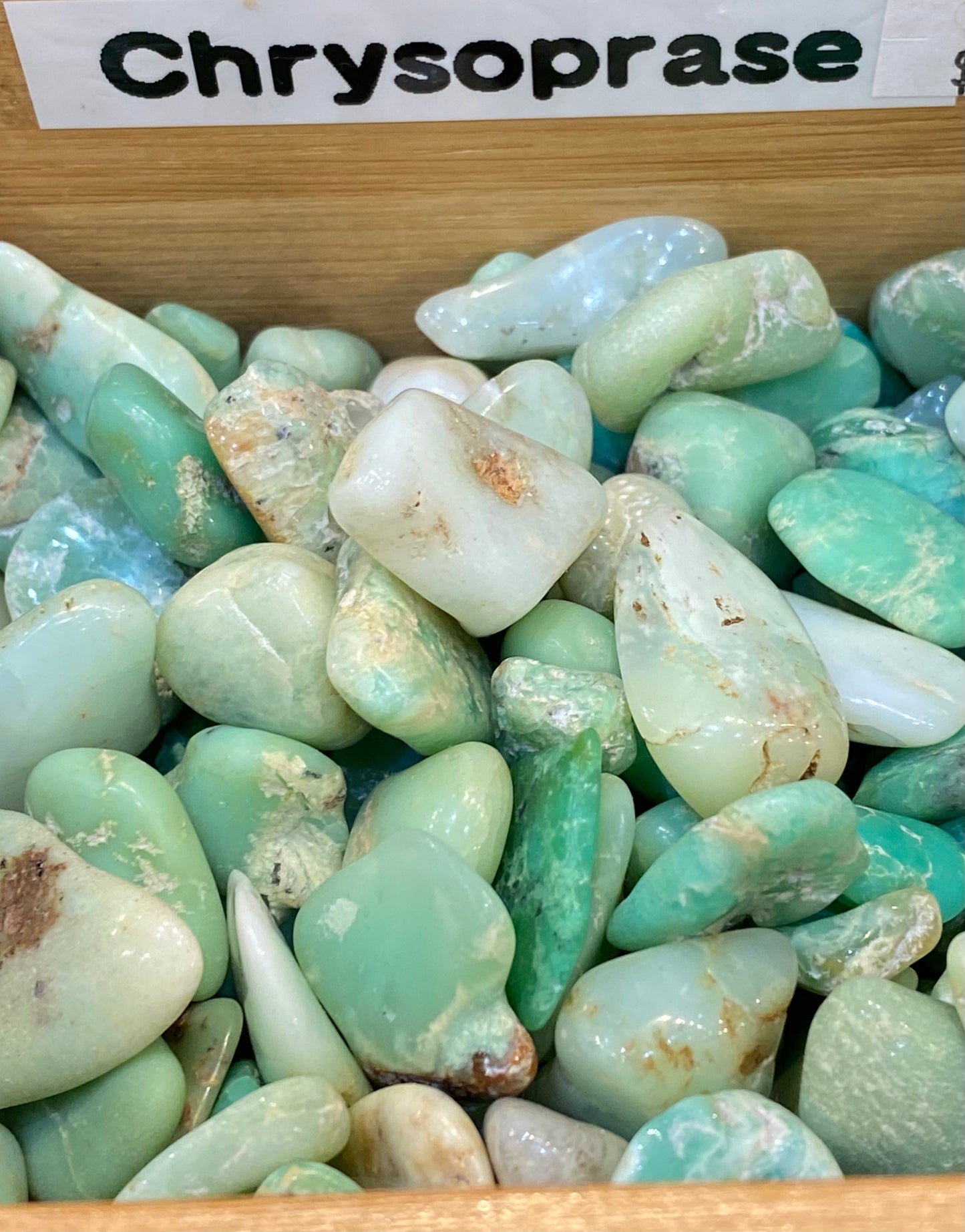 Chrysoprase Tumbled Stones 1pc