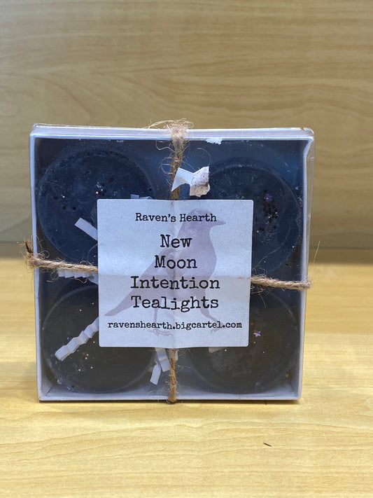 Dark New Moon Intention Tea-lights Candle