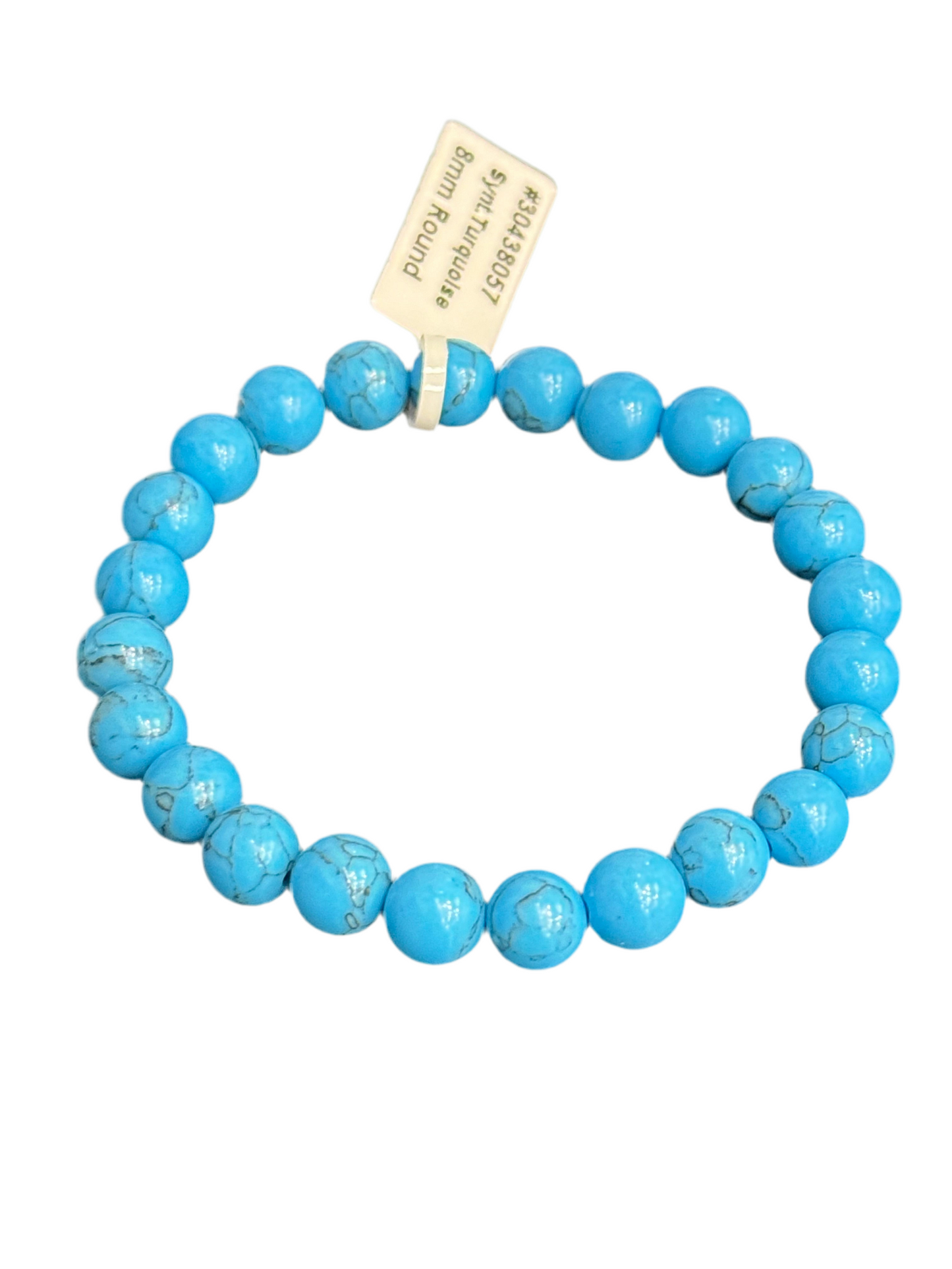 Turquoise Howlite Beaded String Bracelet