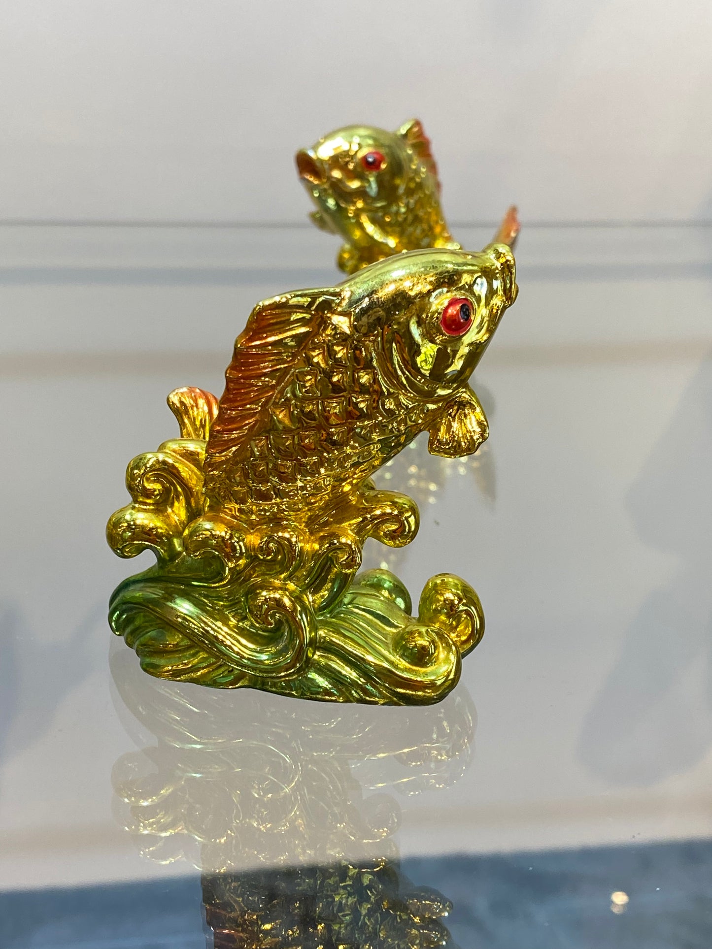 Feng Shui Golden Color Good Luck Fish 1pc