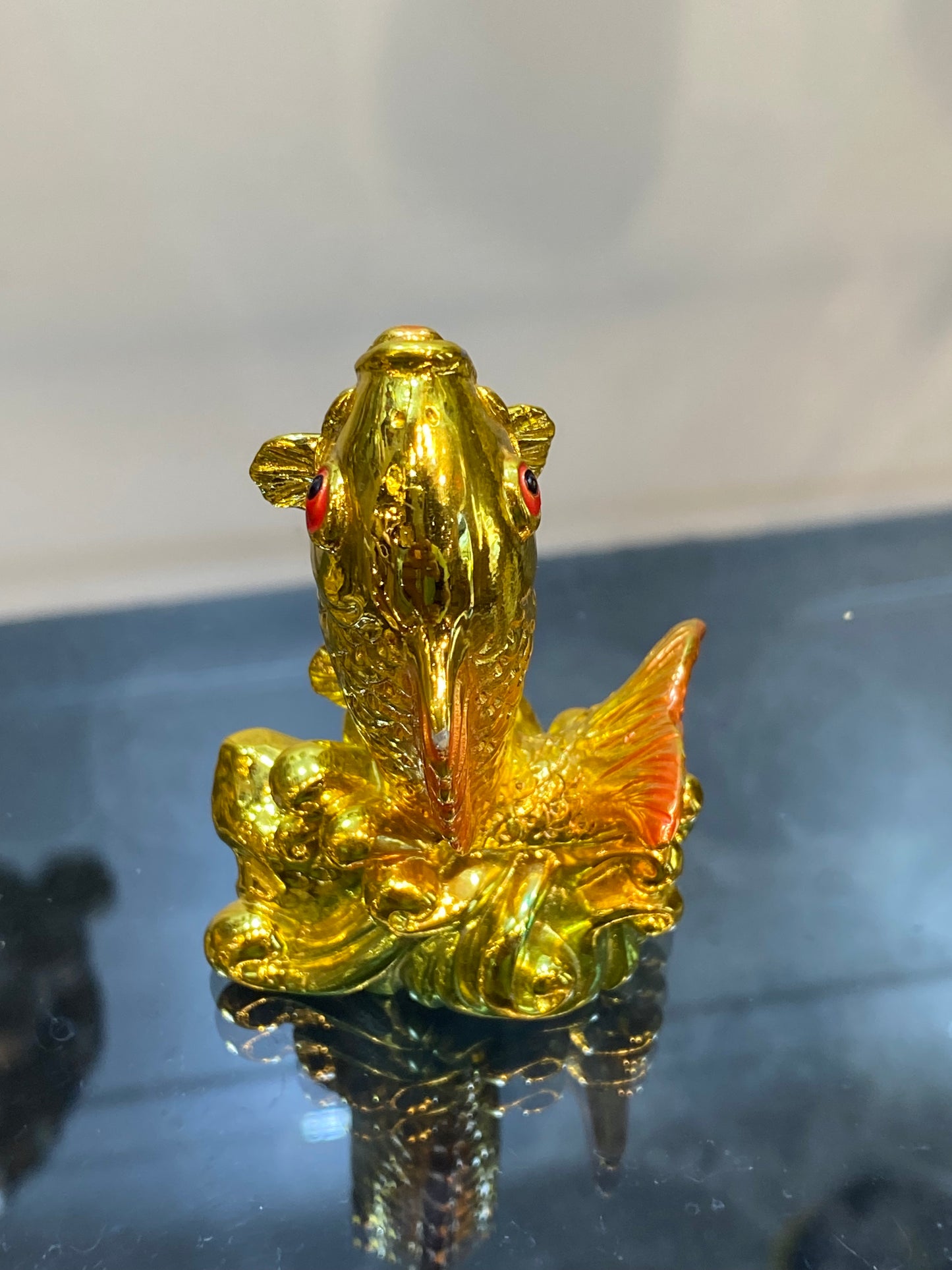 Feng Shui Golden Color Good Luck Fish