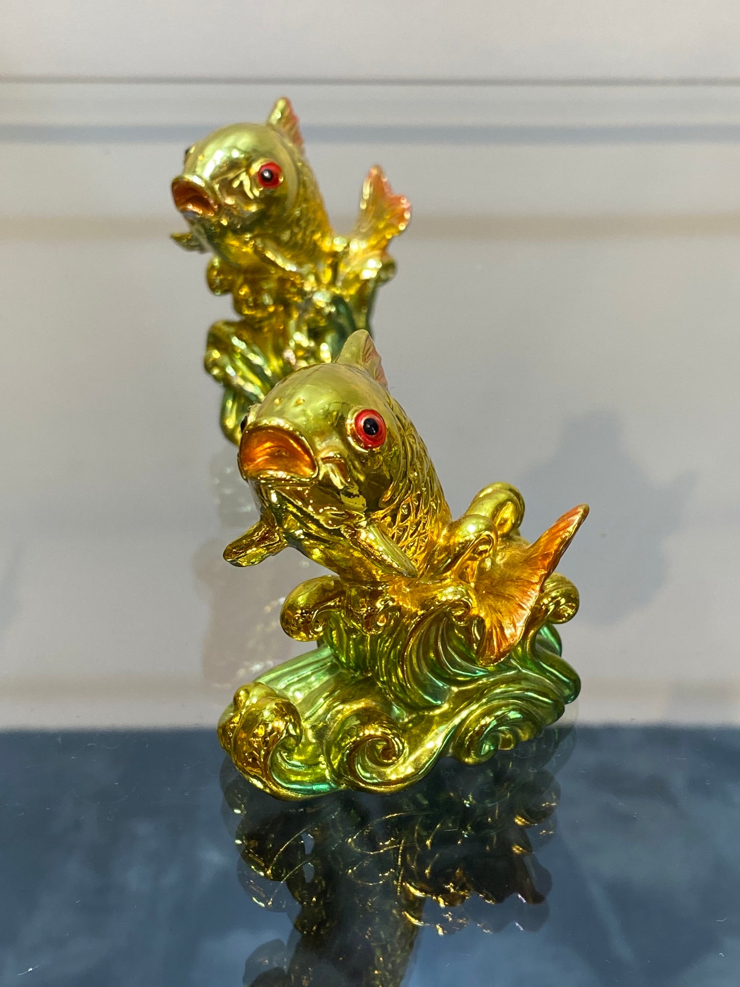 Feng Shui Golden Color Good Luck Fish 1pc