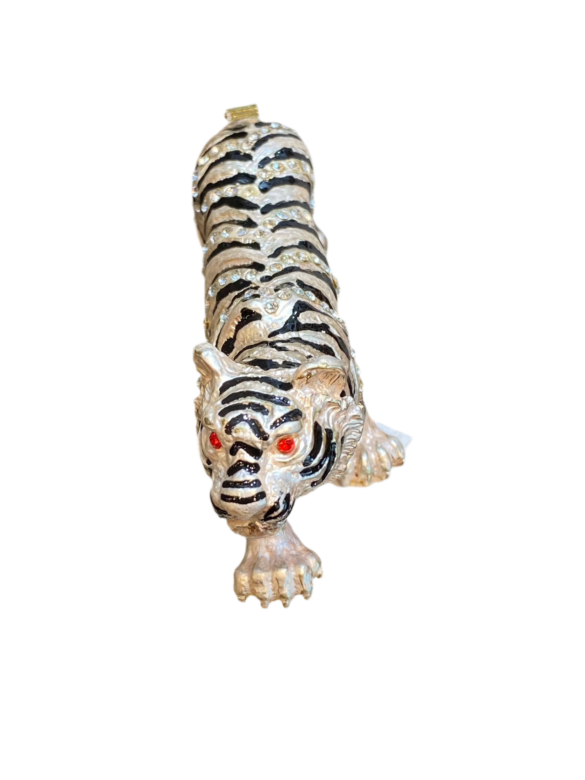 Tiger Bejeweled Trinket 