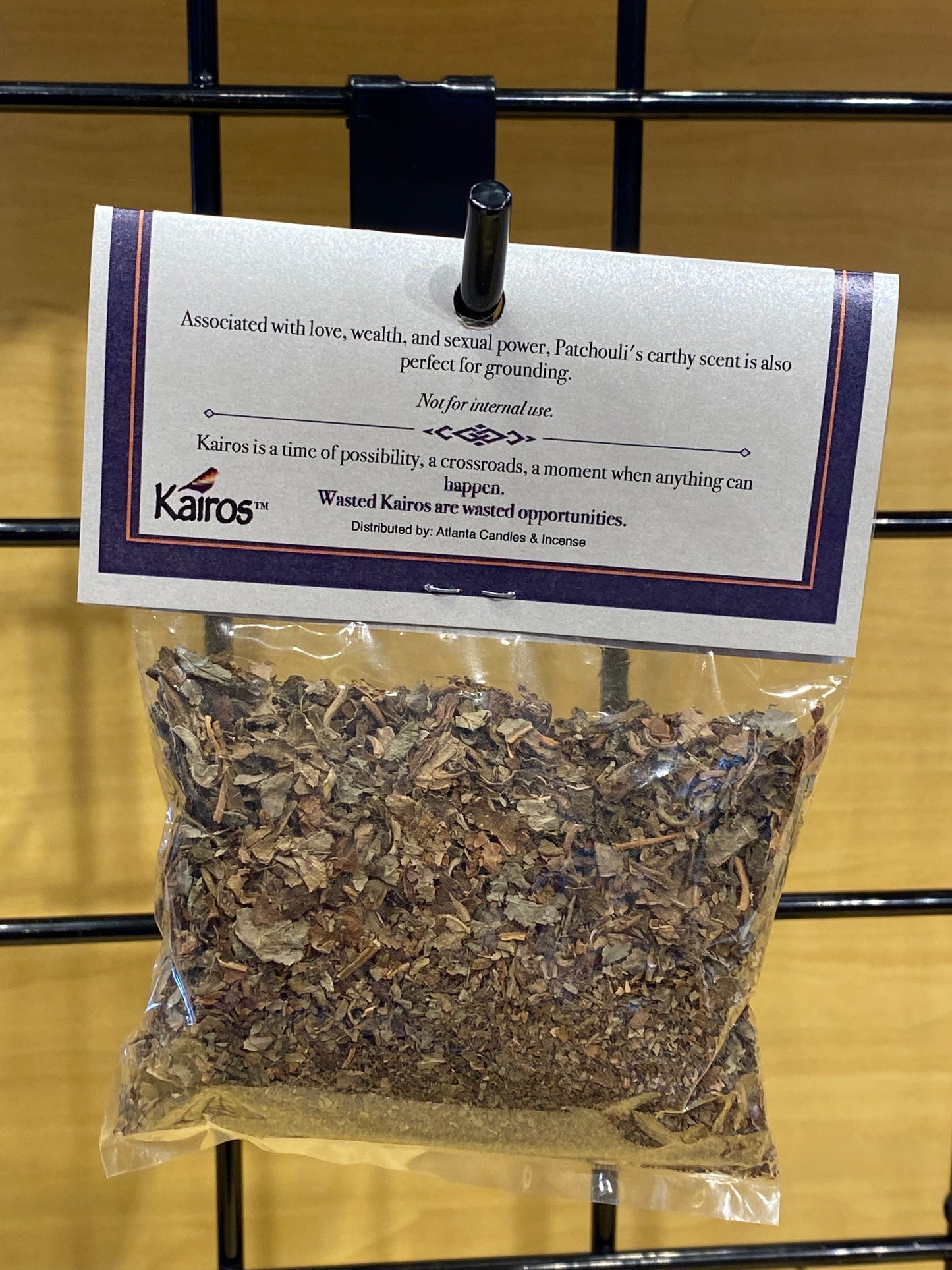 Kairos Patchouli  Cut and Sifted