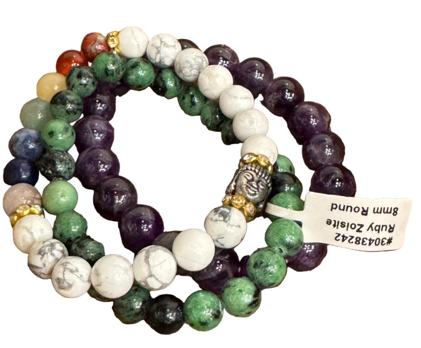 Stress Relief & Calming Energy Bracelet Stack