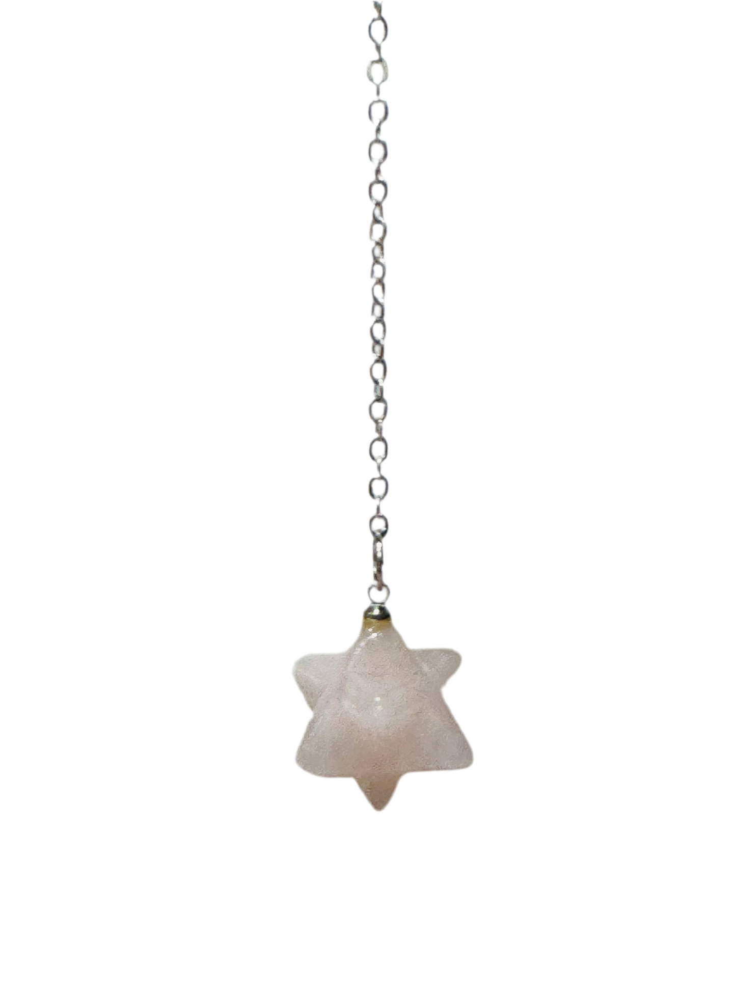 Rose Quartz Merkaba Pendulum