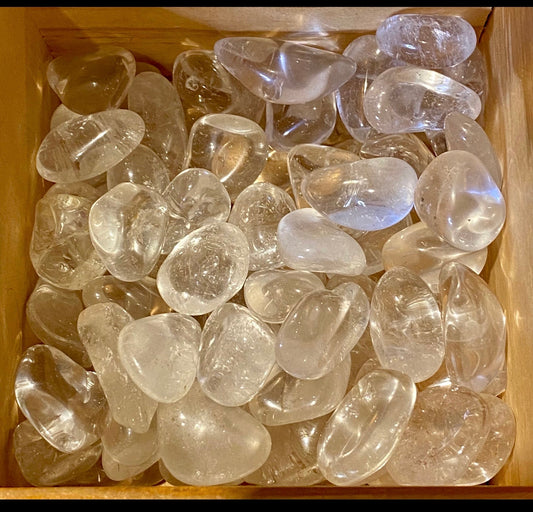 Clear Crystal Quartz Small Dime Size 1pc